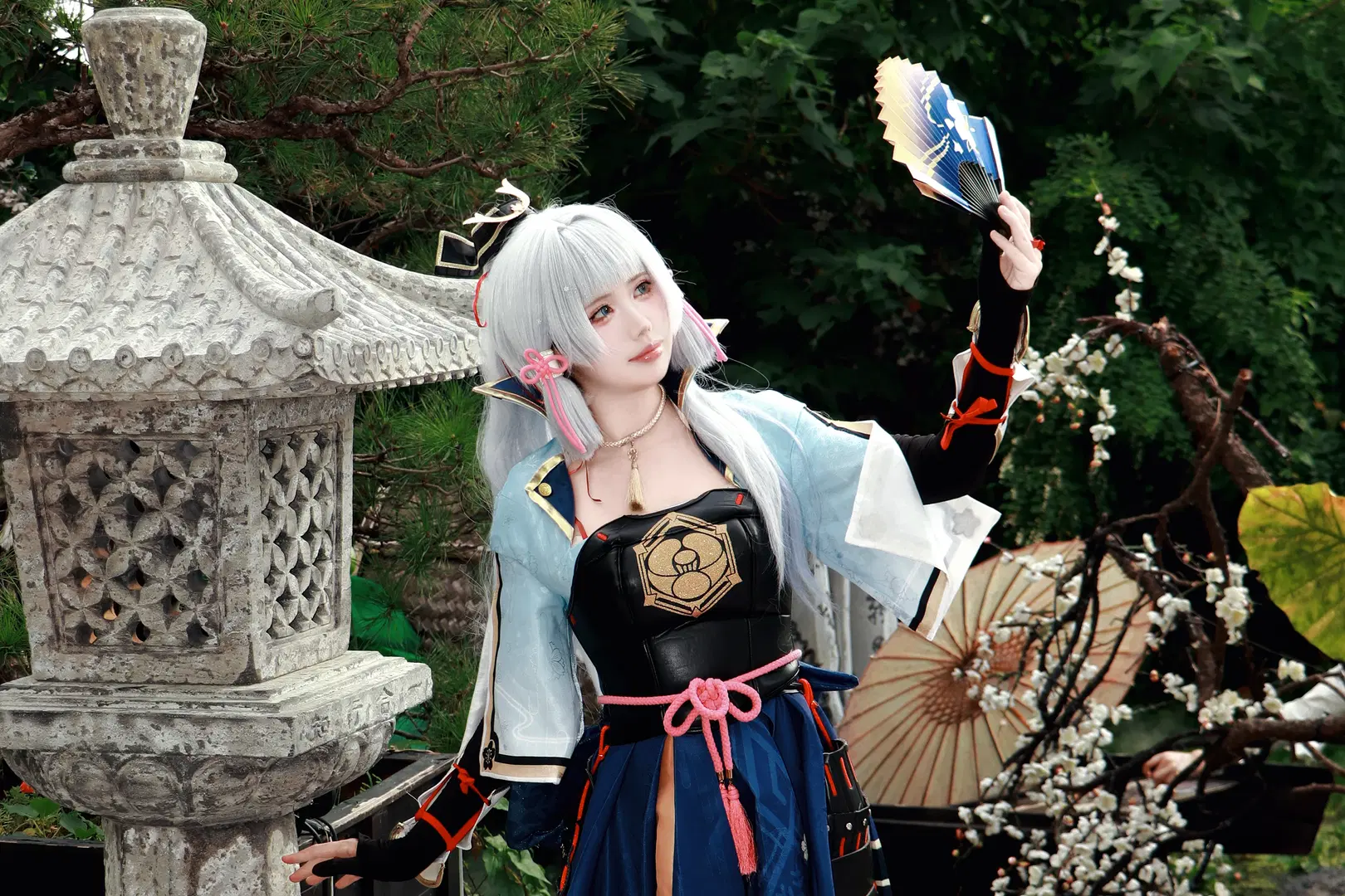 【神裡綾華cos】原神白鷺公主的九松靜舍遊園記 - 玉山铃 - 第8張