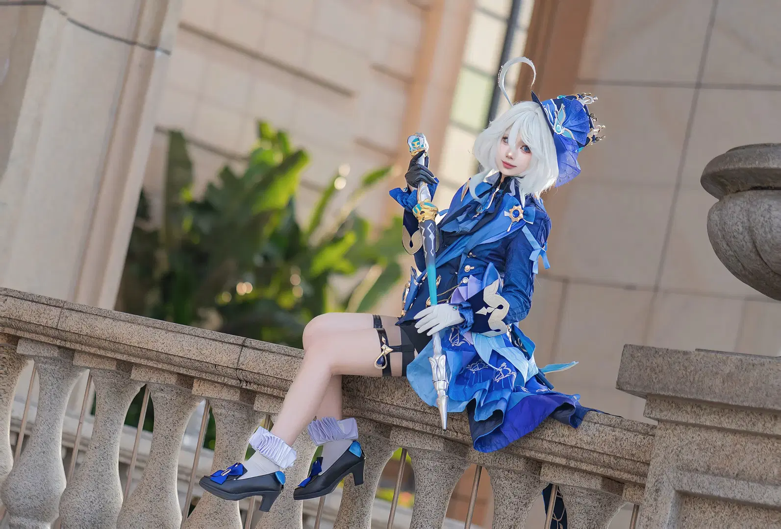 【芙宁娜cos】原神水神芙宁娜的外景正片记录 - 玉山铃 - 第8张