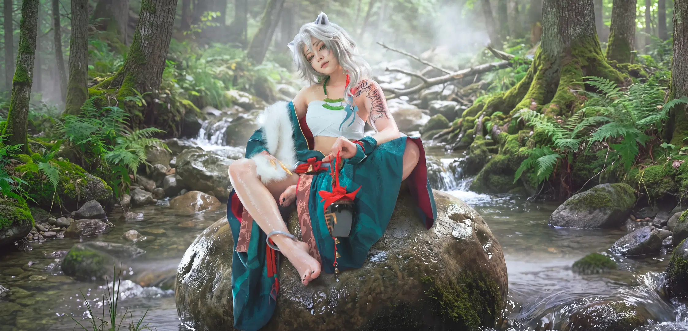 【シャオフォンコスプレ】『無期迷途』山林に響く虎の咆哮、福徳吉祥の調べ - 丿蒸蒸鱼 - 2枚目