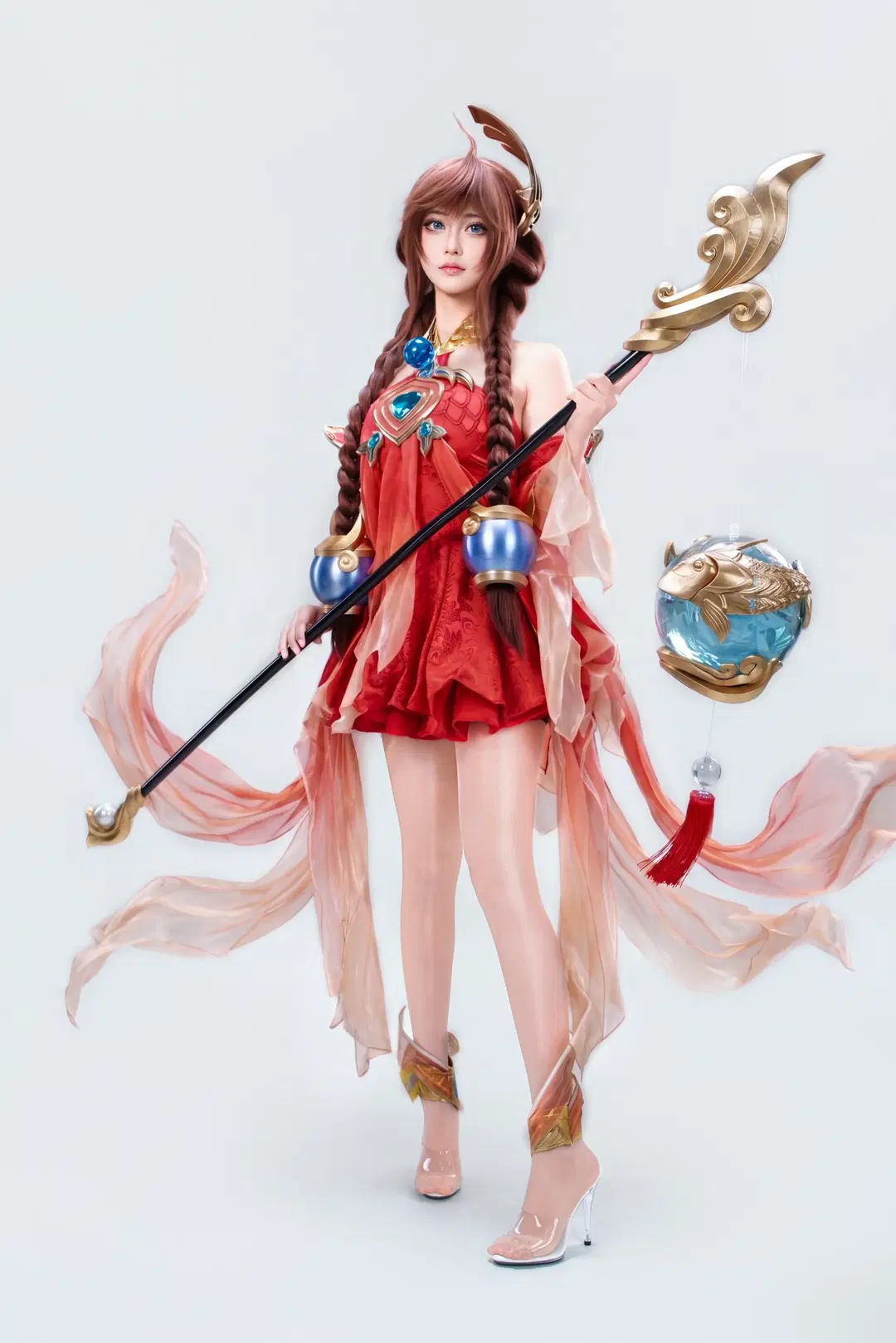 【大喬 コスプレ】『オナー・オブ・キングス』大喬のスタジオ撮影記録 - 西米露📷（随缘找模特） - 4枚目