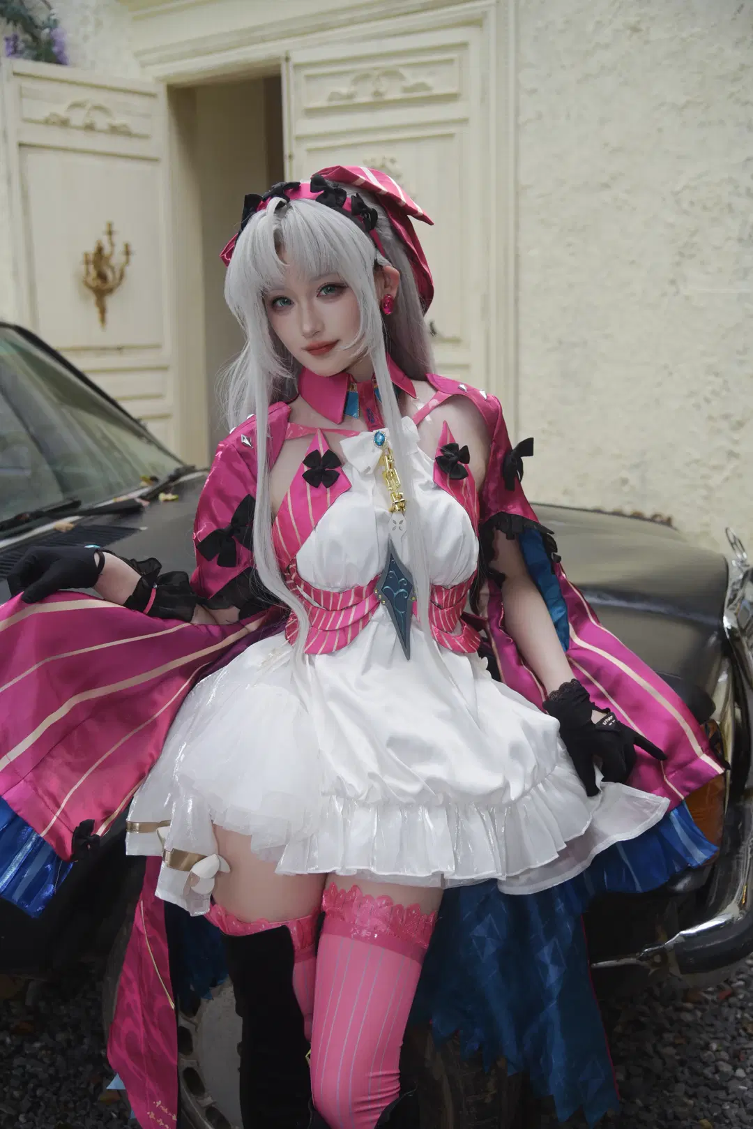 Wuthering Waves, Anime cosplay, Wuthering Waves cosplay, Carlotta cosplay, Stockings