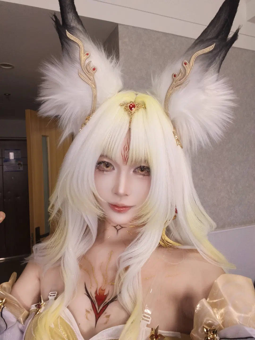 原神, 漫展返图, 兽耳妆容, 心月狐, 至冬女皇cos