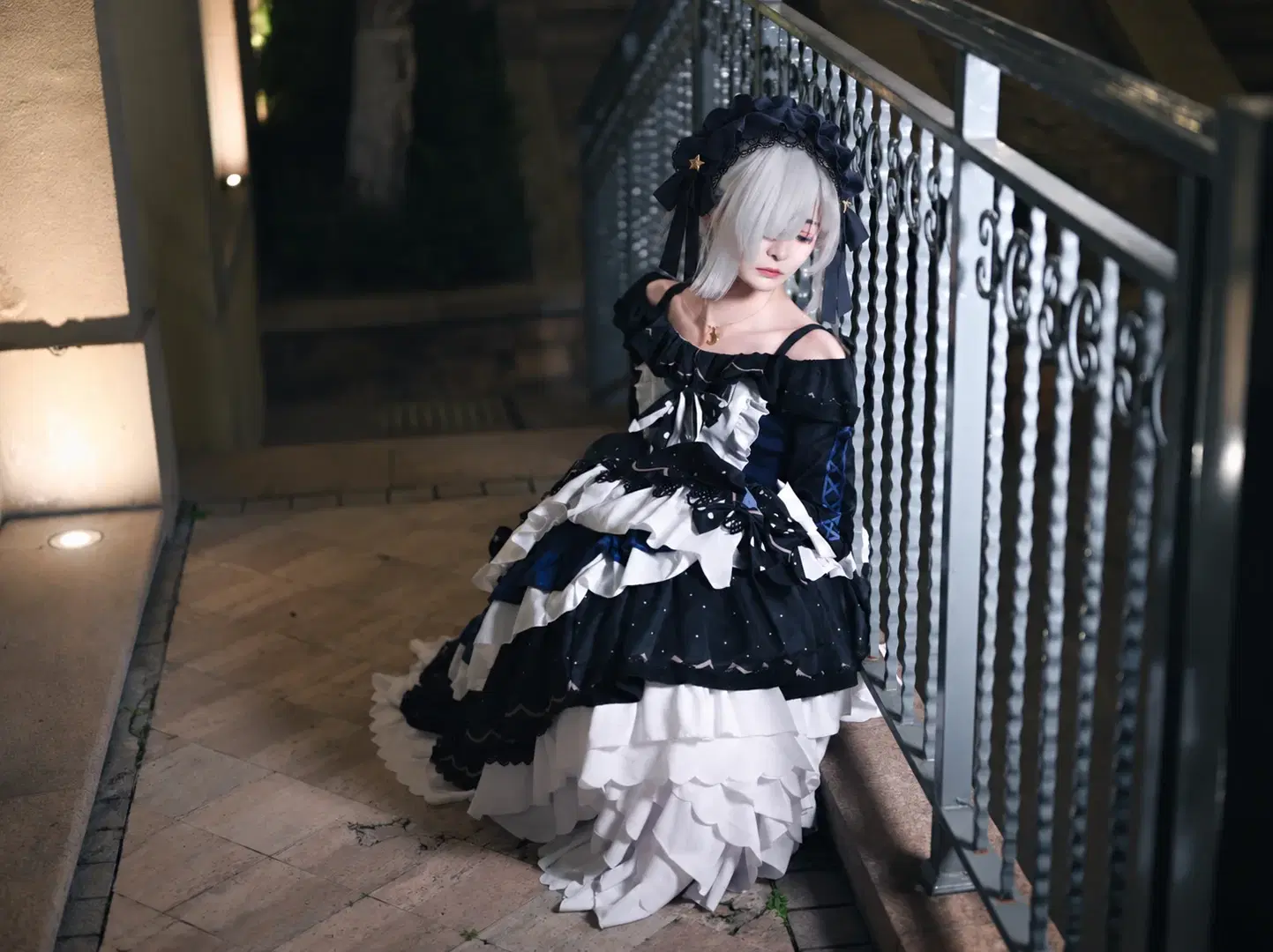 cosplay, 夜景人像, 洛丽塔洋装, 魔法少女的魔女裁判, 夏目安安cos