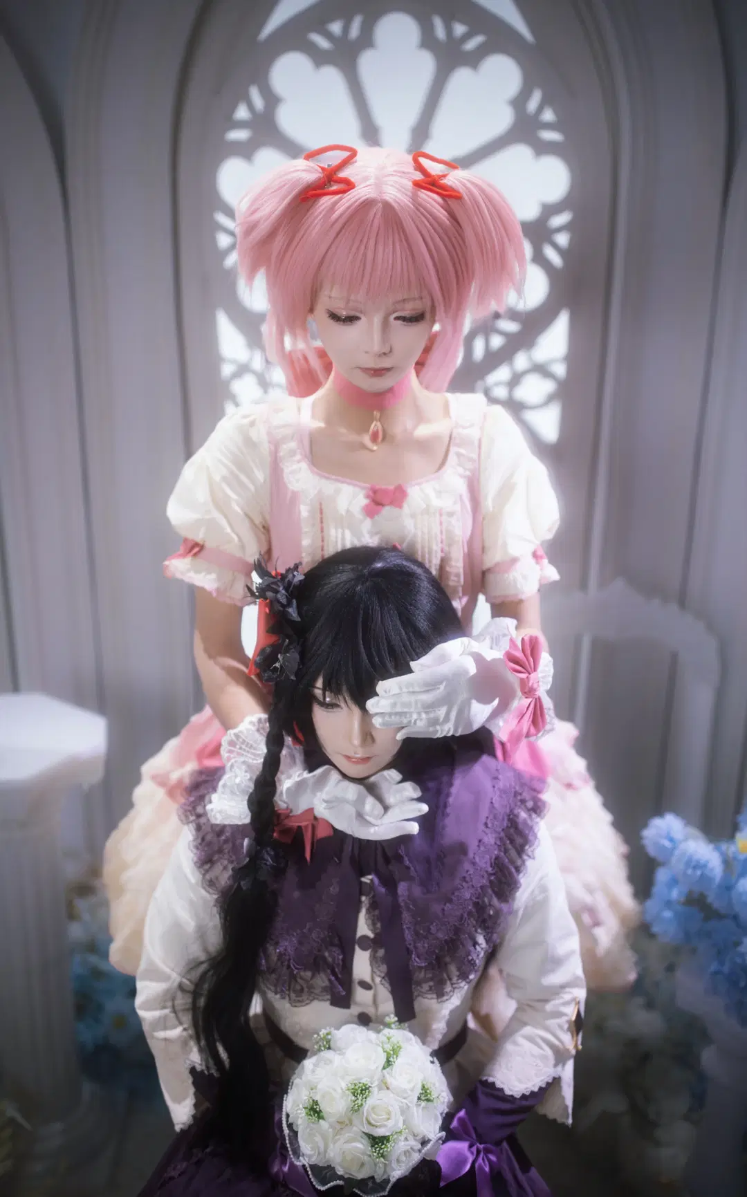 【鹿目圓cos】魔法少女小圓花海畫框中的夢幻定格 - 觉恋 - 第3張