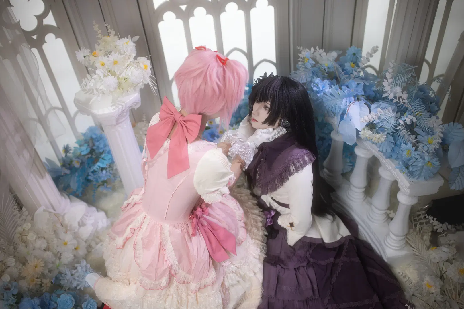 【鹿目圓cos】魔法少女小圓花海畫框中的夢幻定格 - 觉恋 - 第4張