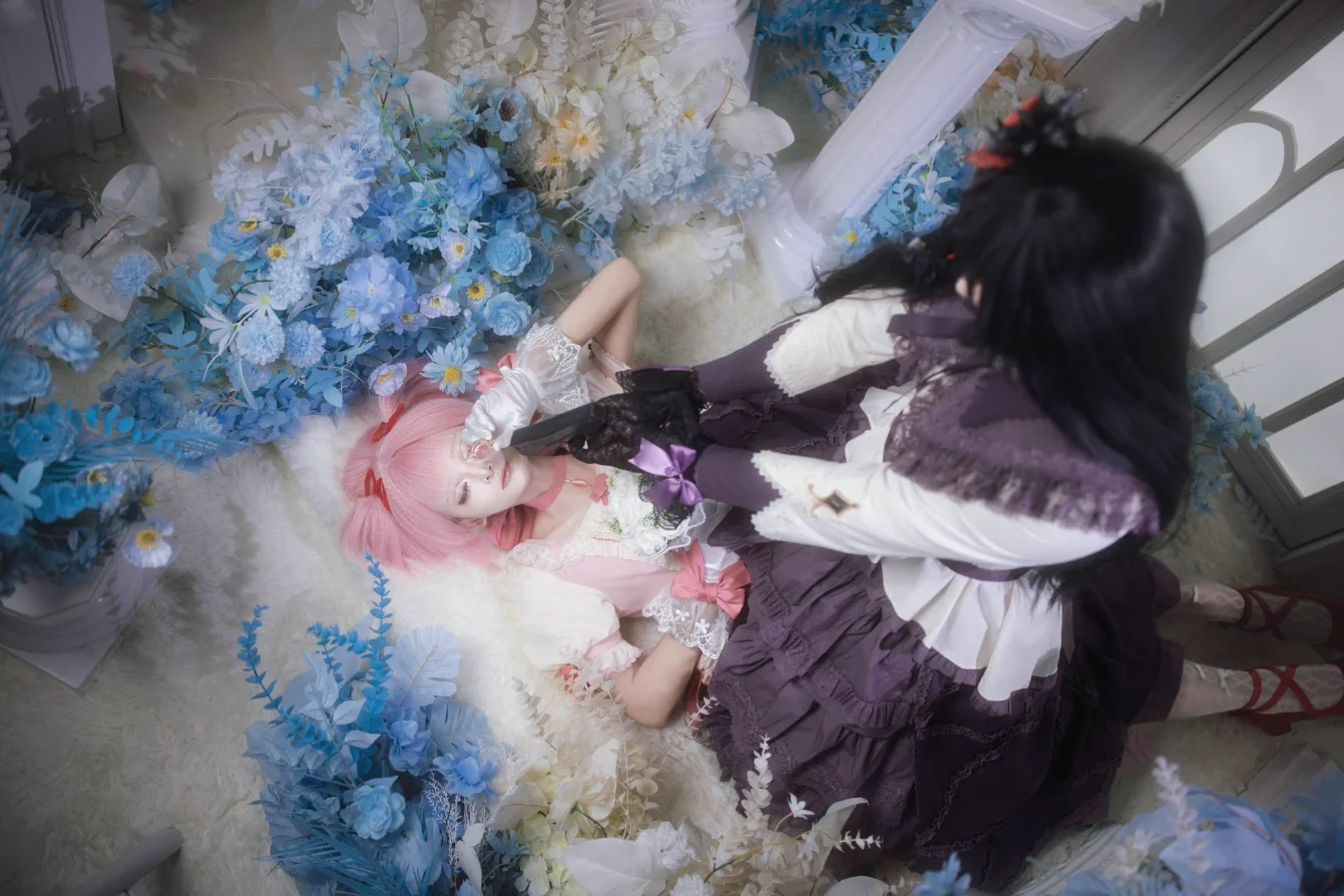 【鹿目圓cos】魔法少女小圓花海畫框中的夢幻定格 - 觉恋 - 第5張
