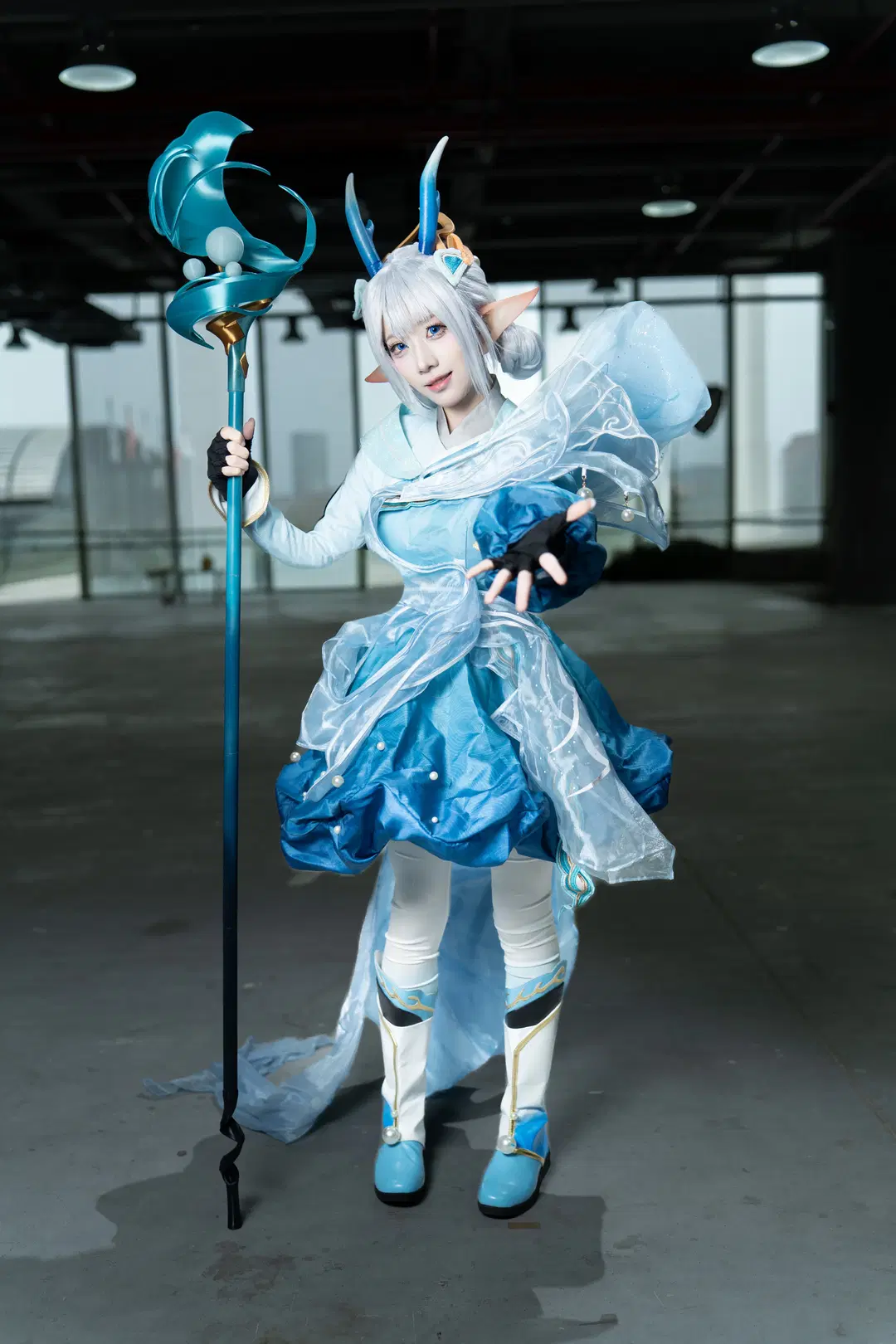 【瑤cos】碧波深處見靈鹿，化身王者峽谷的靈動之姿 - 梅林Merlin - 第4張