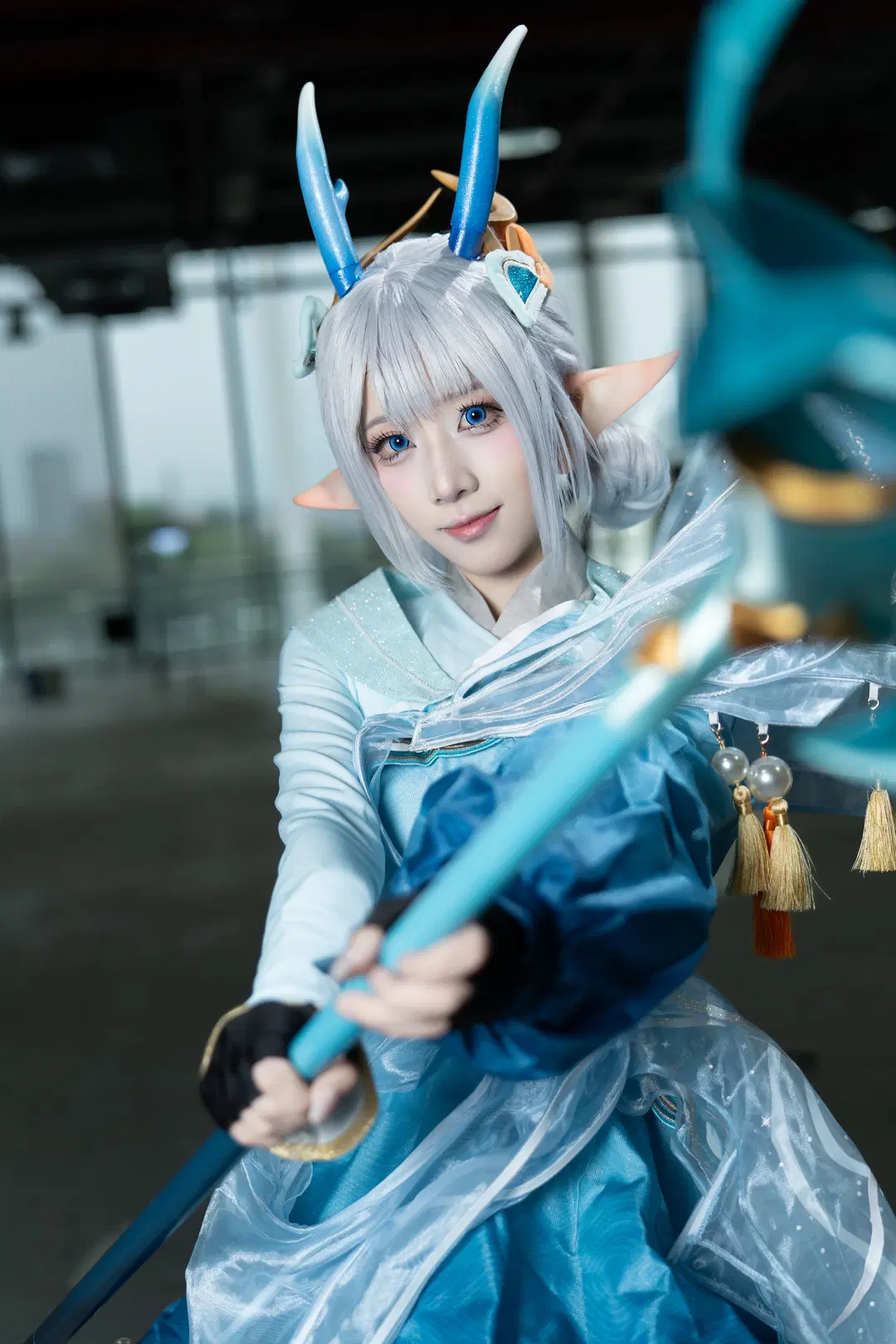 【瑤cos】碧波深處見靈鹿，化身王者峽谷的靈動之姿 - 梅林Merlin - 第5張