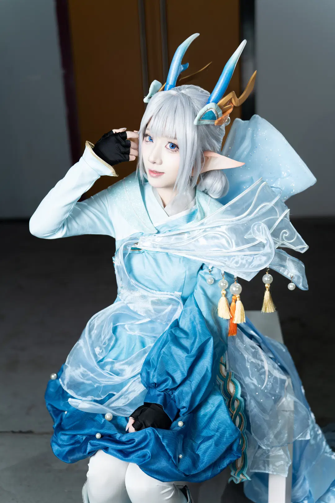 【瑤cos】碧波深處見靈鹿，化身王者峽谷的靈動之姿 - 梅林Merlin - 第6張