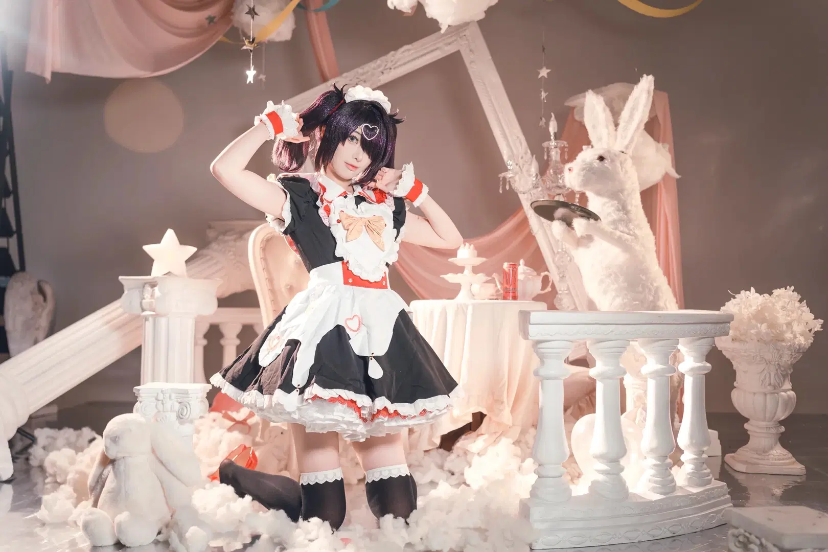 【糖糖cos】主播女孩重度依赖女仆装 - K.shiki - 第3张