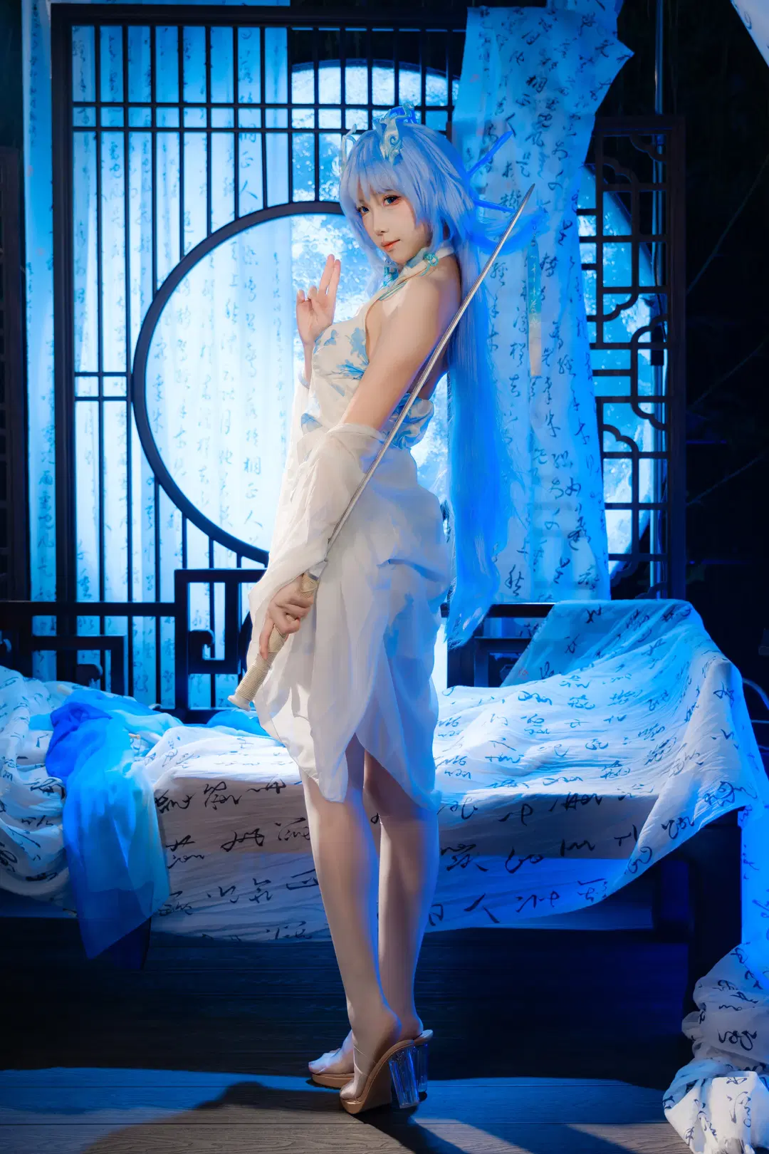 [Qingxiao cosplay] Visual presentation of Wuthering Waves traditional Qipao by 幻影消失 - Image 13