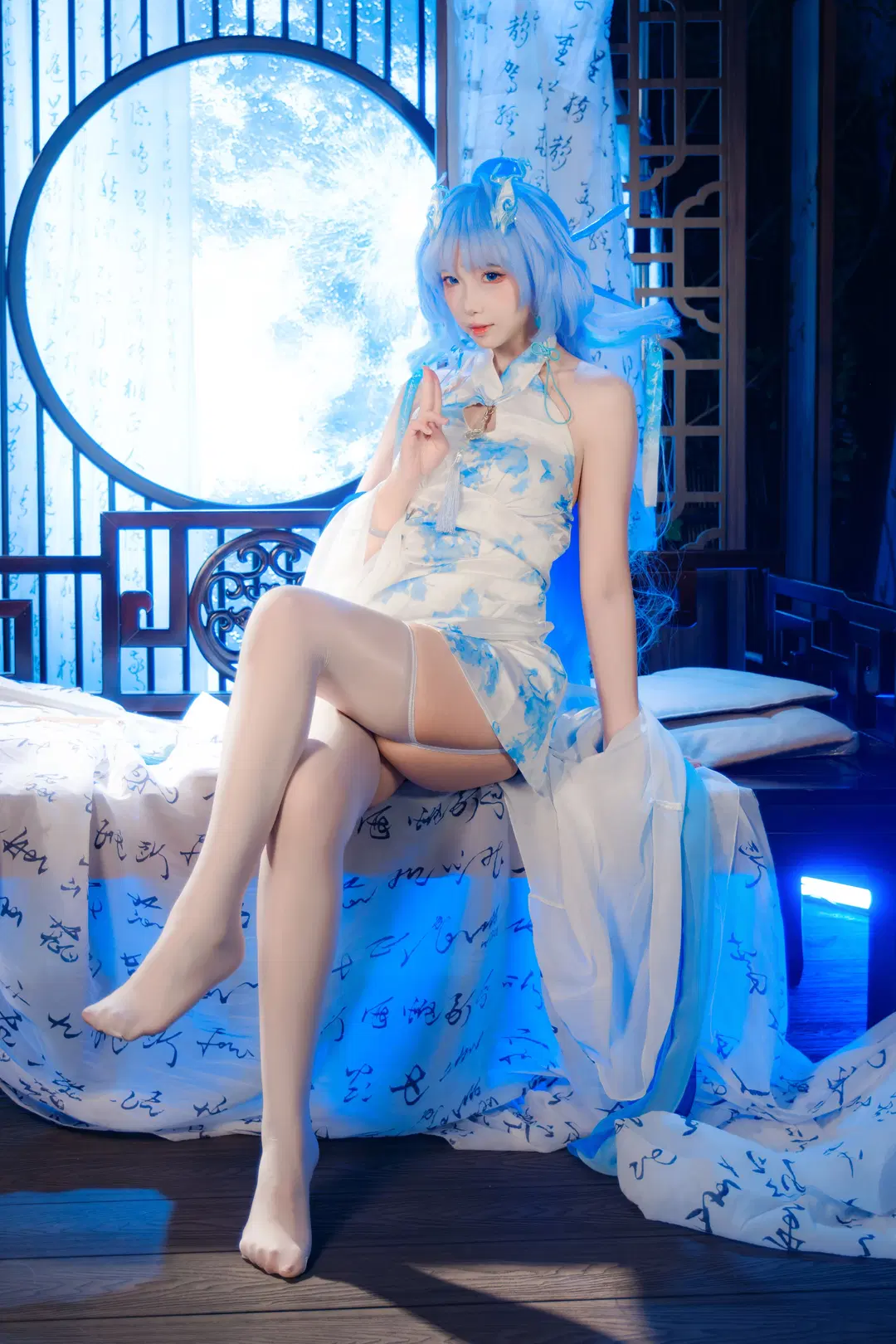 [Qingxiao cosplay] Visual presentation of Wuthering Waves traditional Qipao by 幻影消失 - Image 14