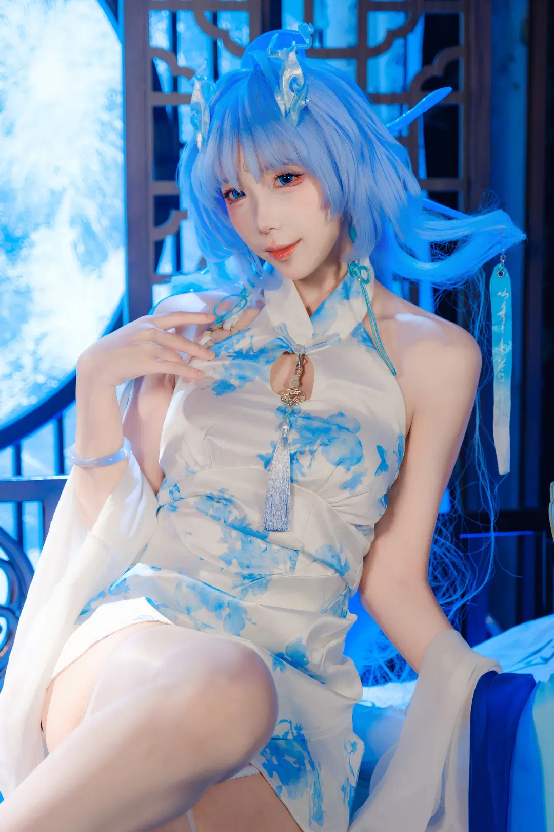 [Qingxiao cosplay] Visual presentation of Wuthering Waves traditional Qipao by 幻影消失 - Image 7