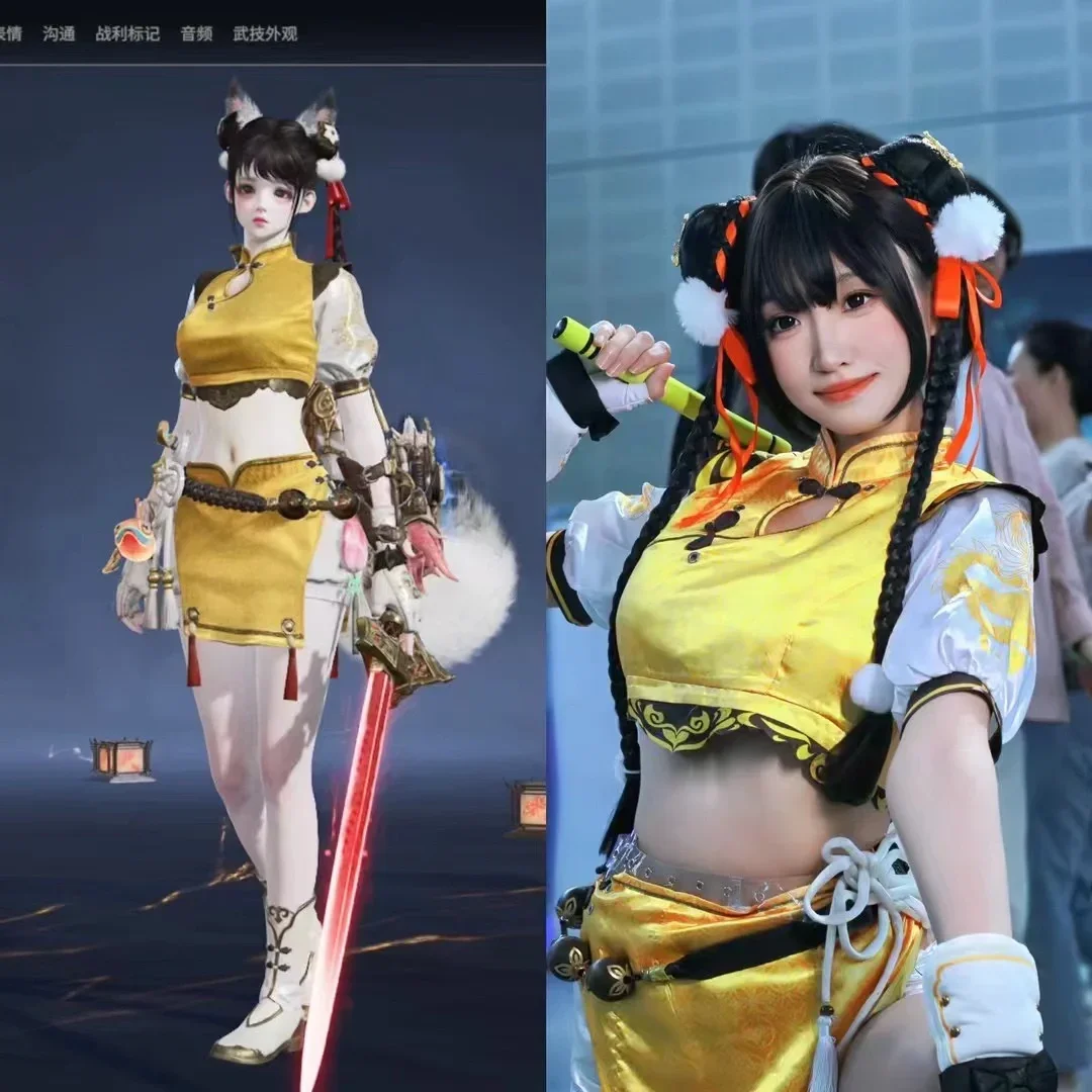 【胡桃cos】永劫无间土御门胡桃的多套造型还原 - 宅宅平 - 第4张