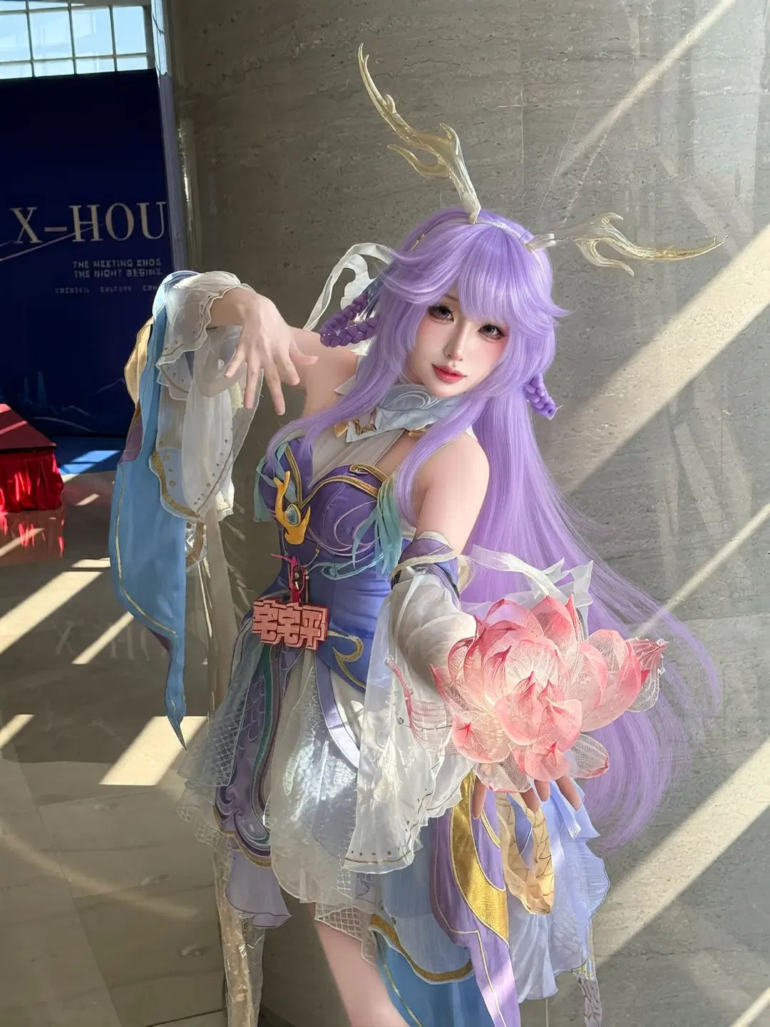cosplay, Honor of Kings, Xishi cosplay, Xianxia cosplay, Wandering Dragon Violet Splendor