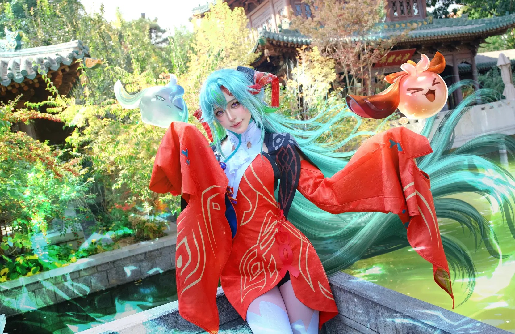 【少司缘cos】王者荣耀里的红线仙