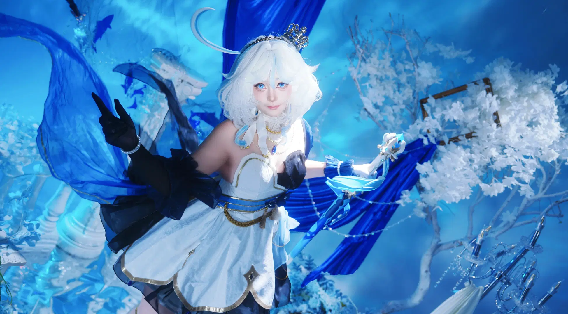 【芙宁娜cos】原神芙宁娜生日庆典，水之国的浪漫 - 初惠 - 第3张