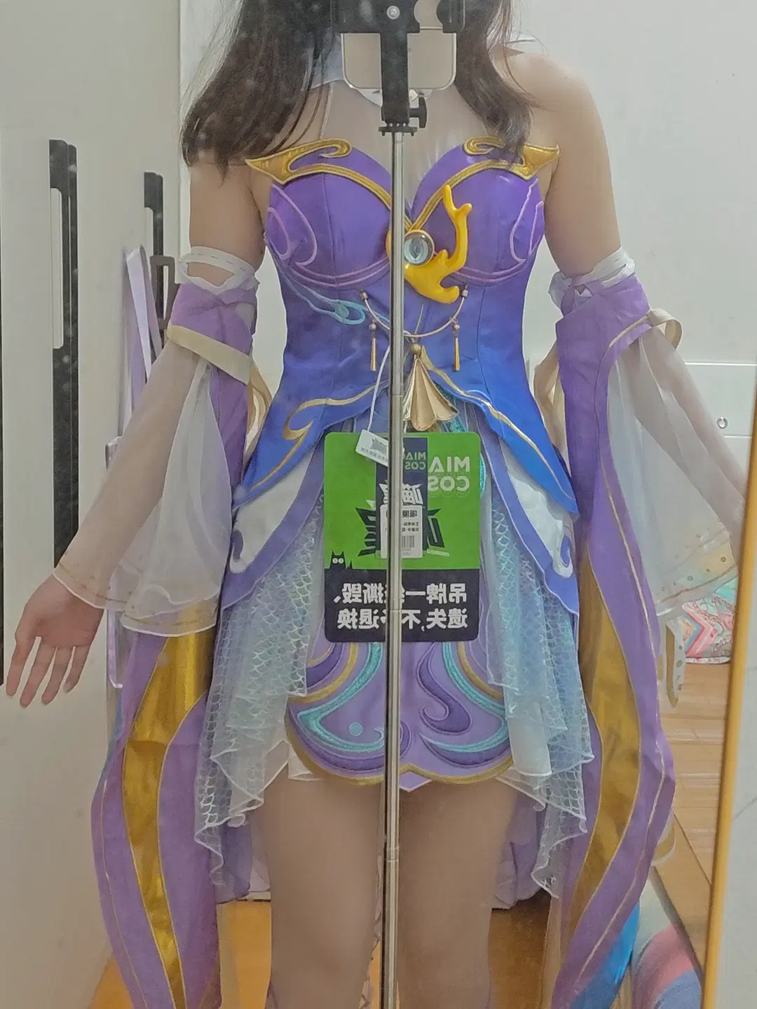 【Xishi cosplay】Miaowu Cosplay Wandering Dragon Violet Splendor Cosplay fitting: Tailoring and Colors Are Absolutely Stunning by 墨霖lin - Image 2