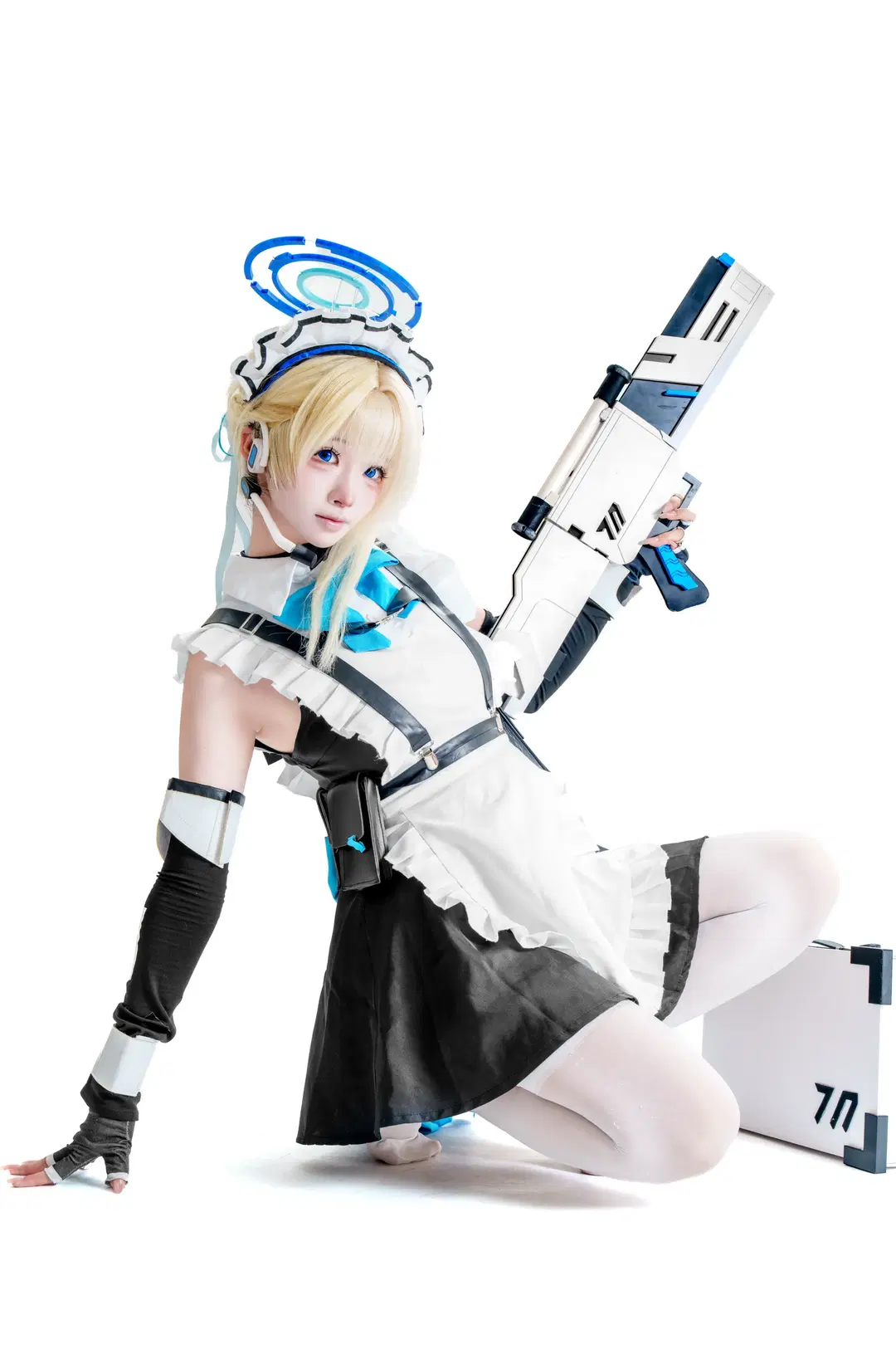 メイド服, 白ストッキング, SF風, 戦術少女, 飛鳥馬トキ コスプレ