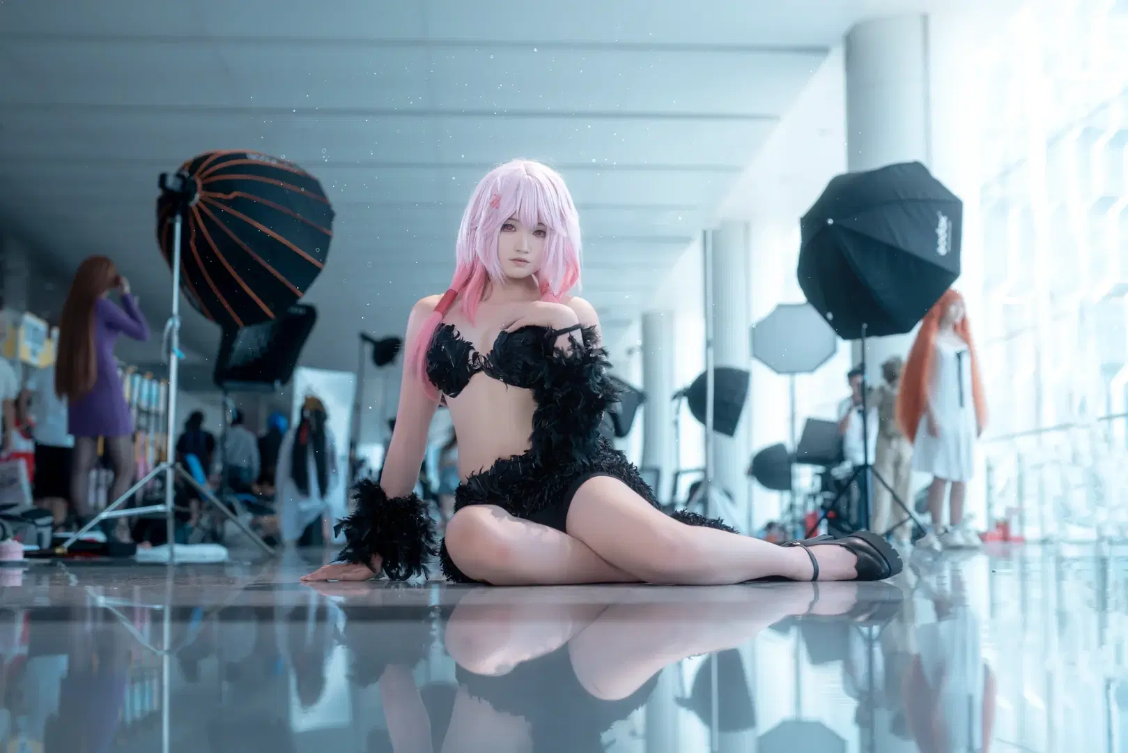 [Yuzuriha Inori cosplay] Crown of Thorns from Guilty Crown: Dashing Cool Meets Alluring Charm at the Anime Expo by mile7758 - Image 5