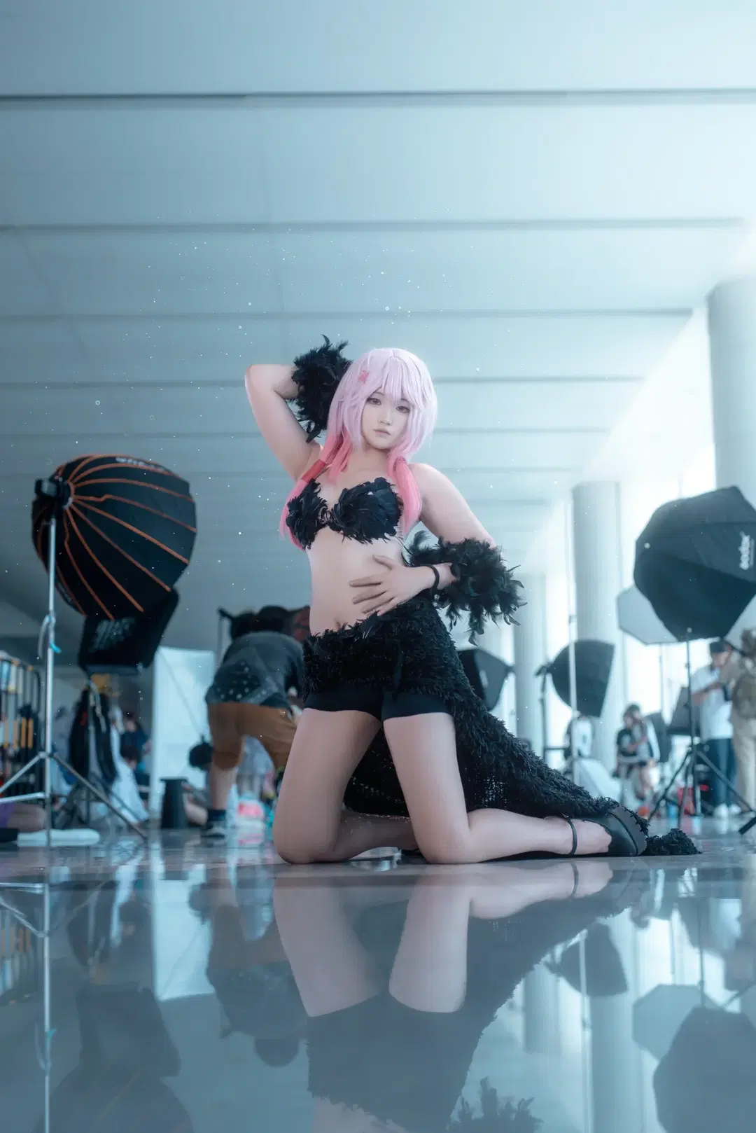 [Yuzuriha Inori cosplay] Crown of Thorns from Guilty Crown: Dashing Cool Meets Alluring Charm at the Anime Expo by mile7758 - Image 8