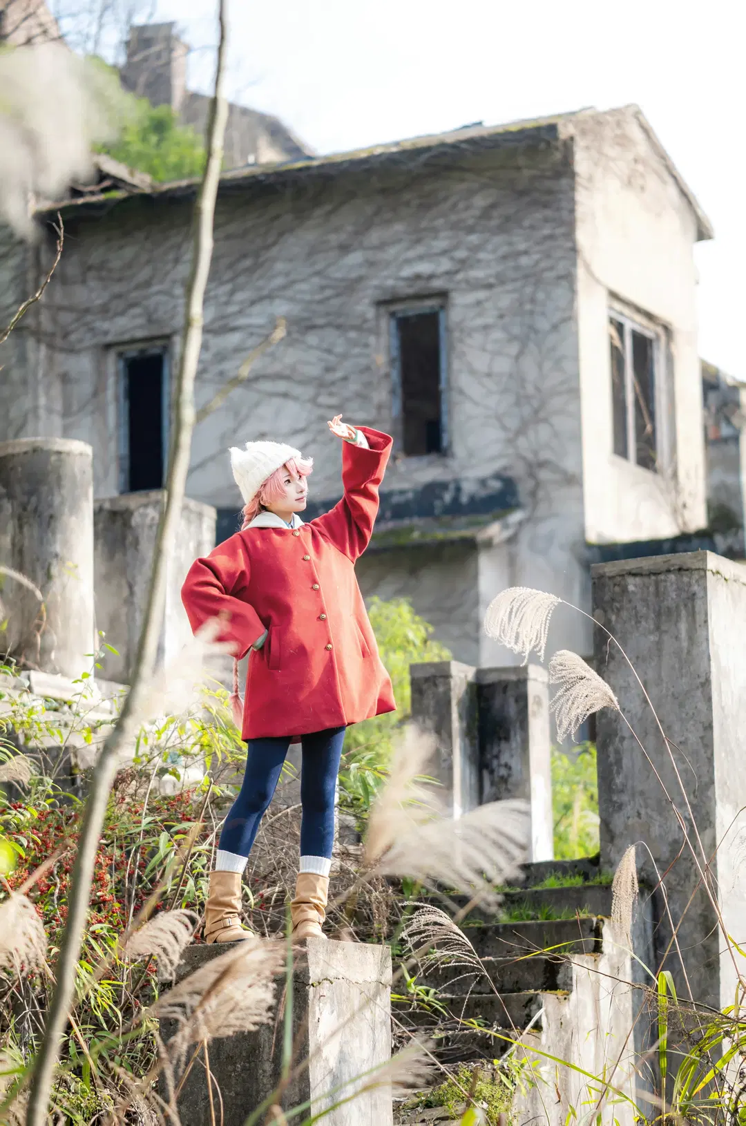 【八千代cos】末日后酒店废墟芦苇荡里的旅行正片 - mile7758 - 第6张