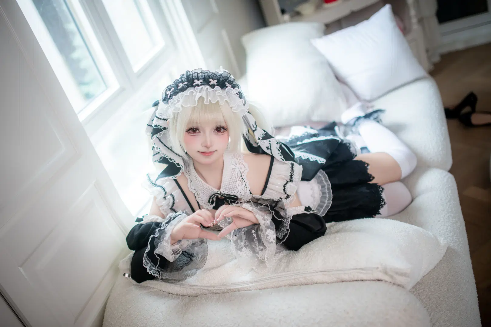 【フォーミダブル コスプレ】アズールレーン メイド服、白ストッキングとレースの絶妙な衝突 - mile7758 - 10枚目