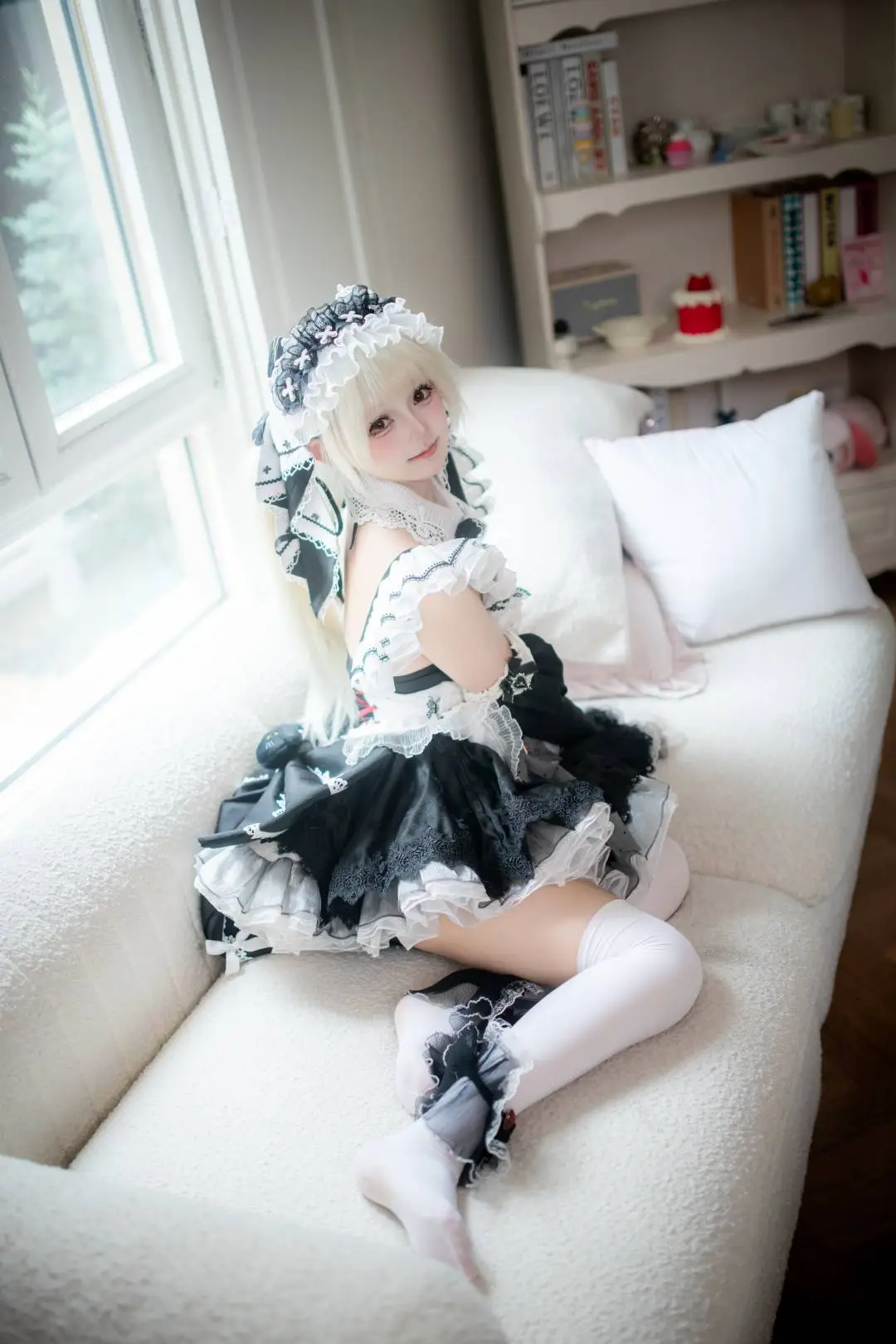 【フォーミダブル コスプレ】アズールレーン メイド服、白ストッキングとレースの絶妙な衝突 - mile7758 - 3枚目