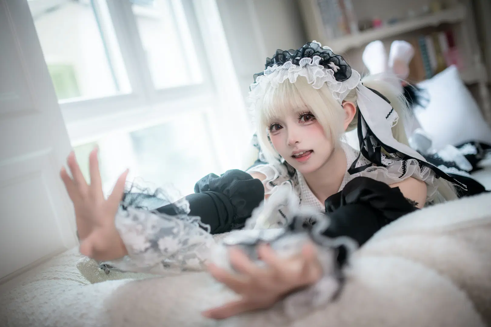 【フォーミダブル コスプレ】アズールレーン メイド服、白ストッキングとレースの絶妙な衝突 - mile7758 - 4枚目
