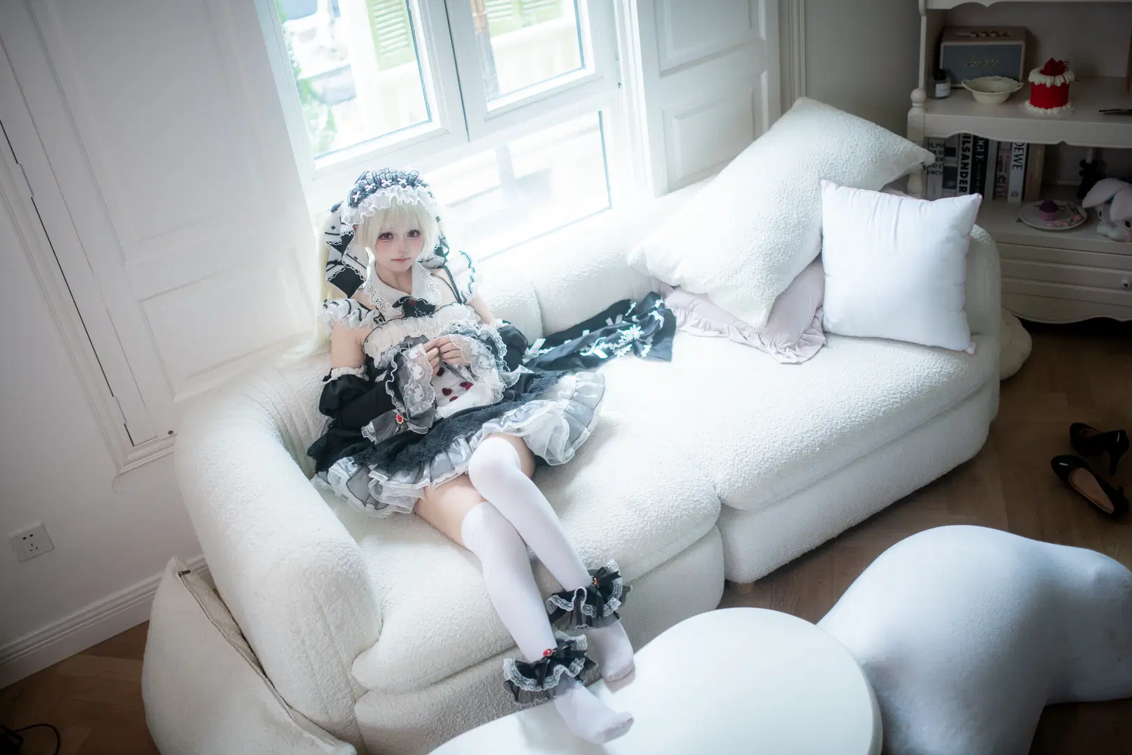 【フォーミダブル コスプレ】アズールレーン メイド服、白ストッキングとレースの絶妙な衝突 - mile7758 - 8枚目