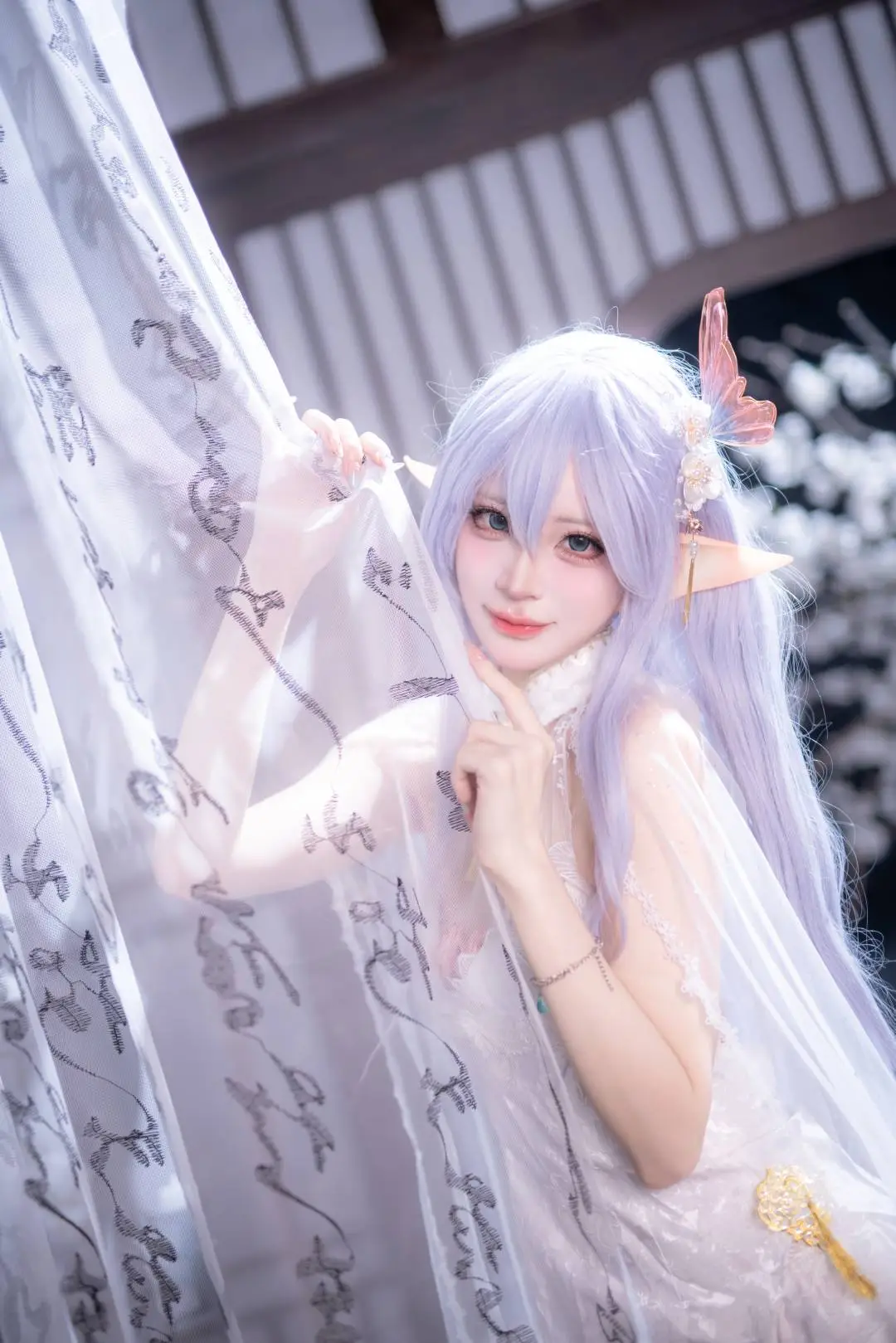 【阿尔比恩cos】碧蓝航线阿尔比恩的白纱精灵正片 - mile7758 - 第2张
