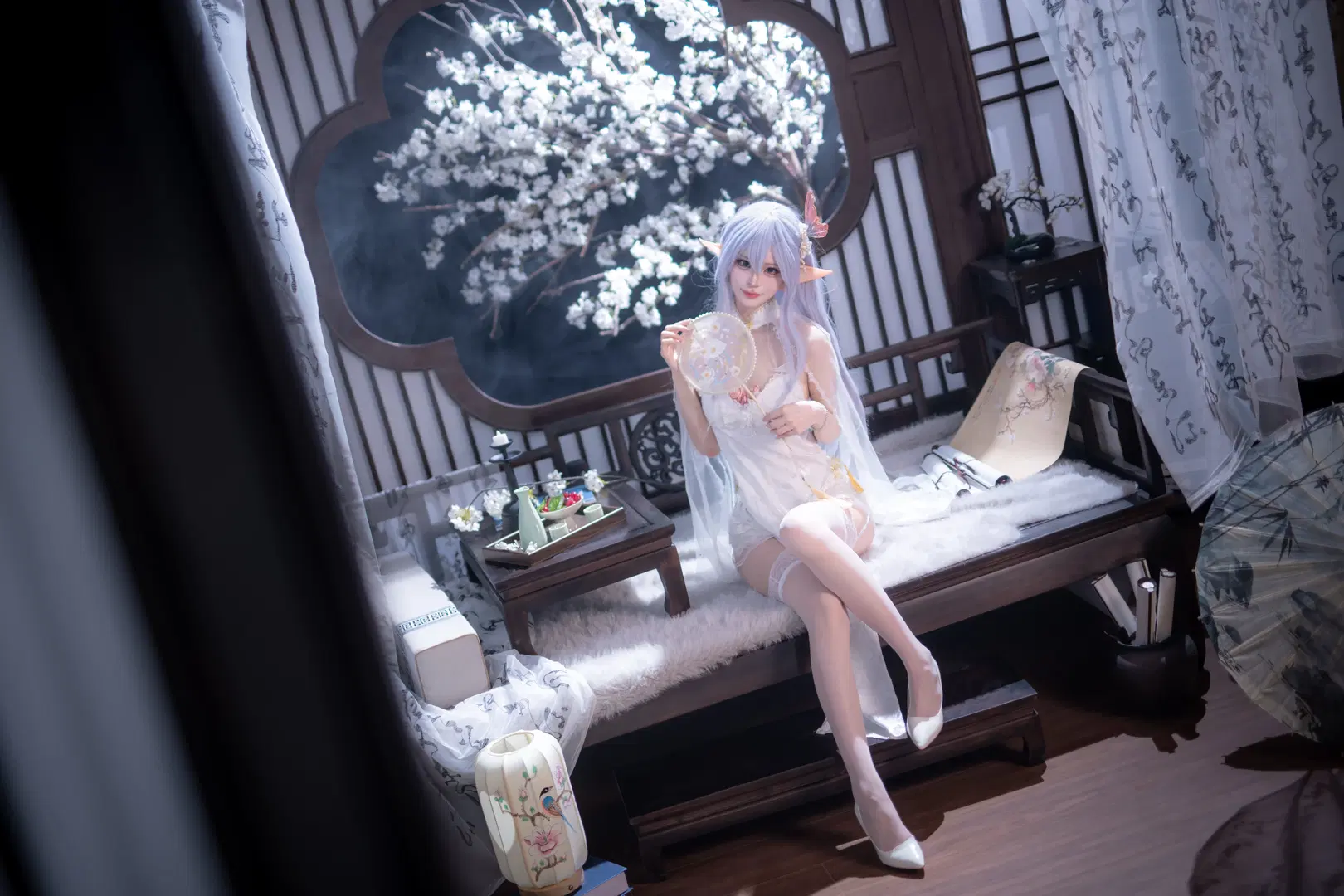 二次元摄影, 碧蓝航线, cos正片, 阿尔比恩cos, 丝袜