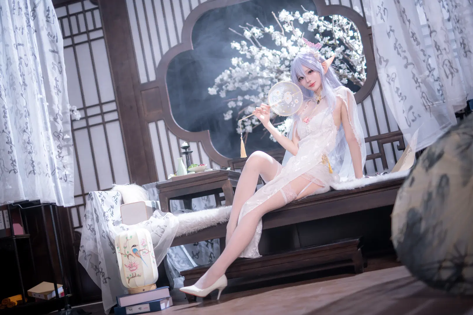 【阿尔比恩cos】碧蓝航线阿尔比恩的白纱精灵正片 - mile7758 - 第6张