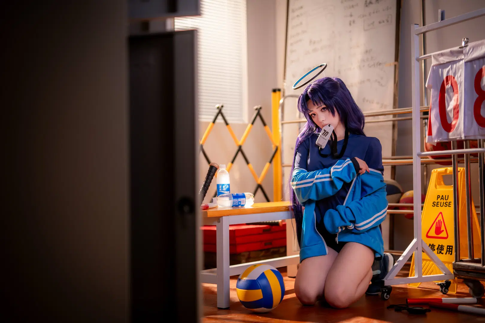 【早瀨優香cos】蔚藍檔案體操服，運動系的清爽體驗 - mile7758 - 第7張