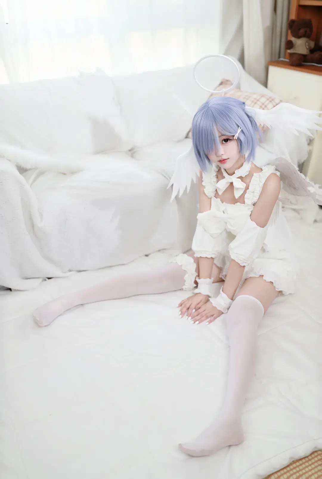 [Rem cosplay] Re:ZERO -Starting Life in Another World-, Descent of the Pure White Angel by Ovo - Image 3