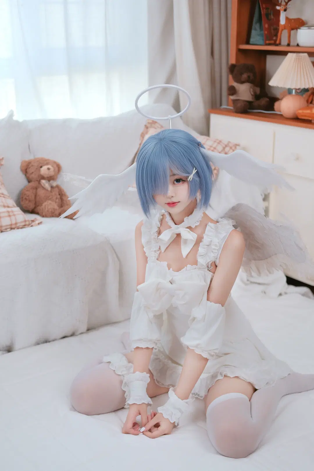 [Rem cosplay] Re:ZERO -Starting Life in Another World-, Descent of the Pure White Angel by Ovo - Image 9