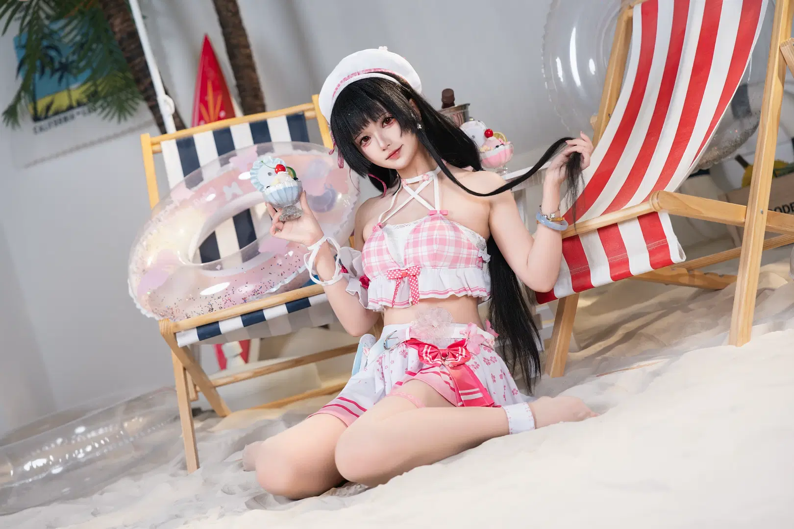 【千咲cos】鸣潮夏日海滩的清凉时刻 - Shinolise - 第7张