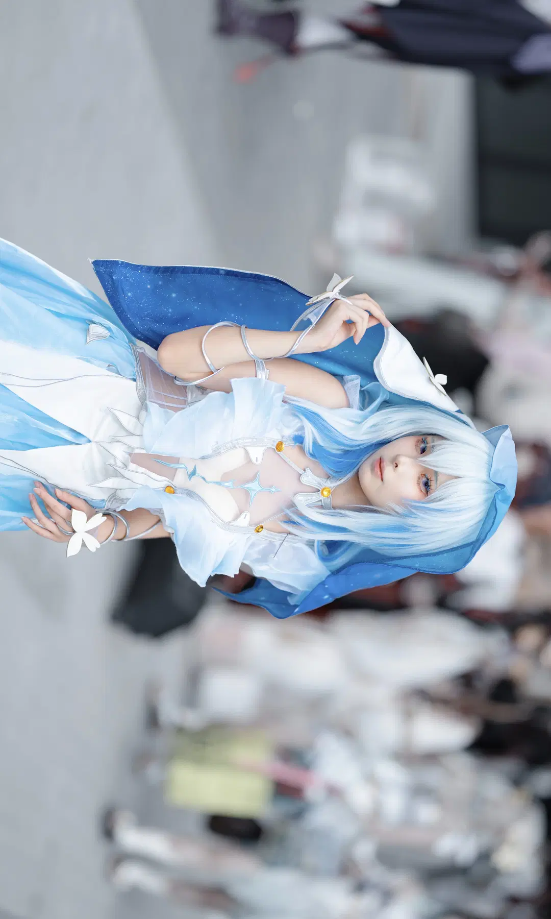 【守岸人cos】鳴潮裡的深海星空，這套衣服的細節太豐富了 - 二先生 - 第2張