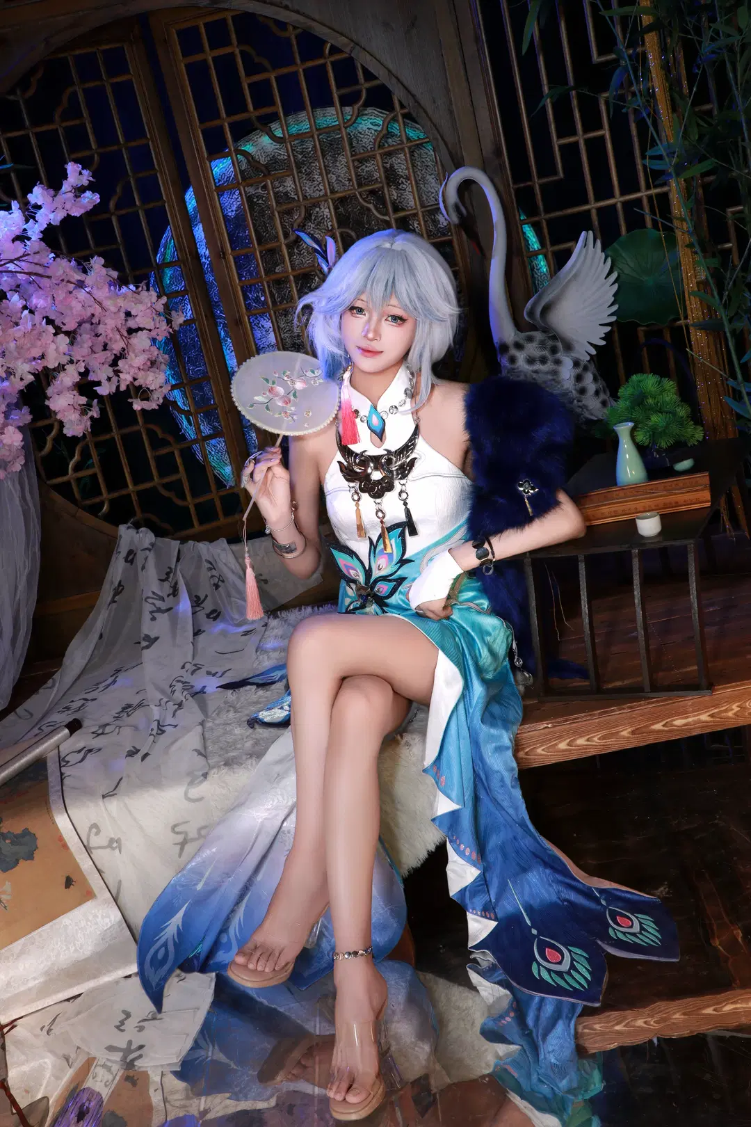 Honkai: Star Rail, Yao Guang cosplay, Anime cosplay, Traditional Chinese style cosplay, Game cosplay