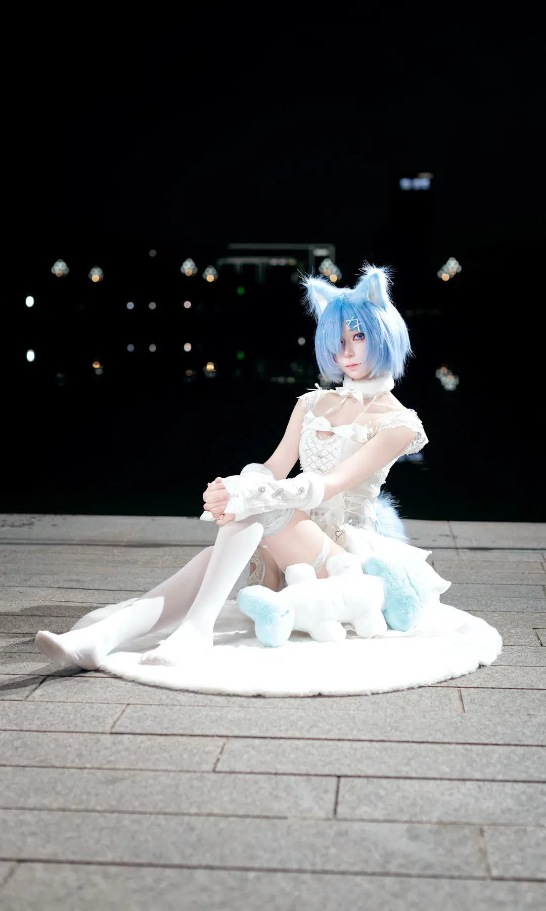 【蕾姆cos】從零開始的異世界生活，夜色下的白色花嫁 - 欧卡司机罗师傅 - 第4張