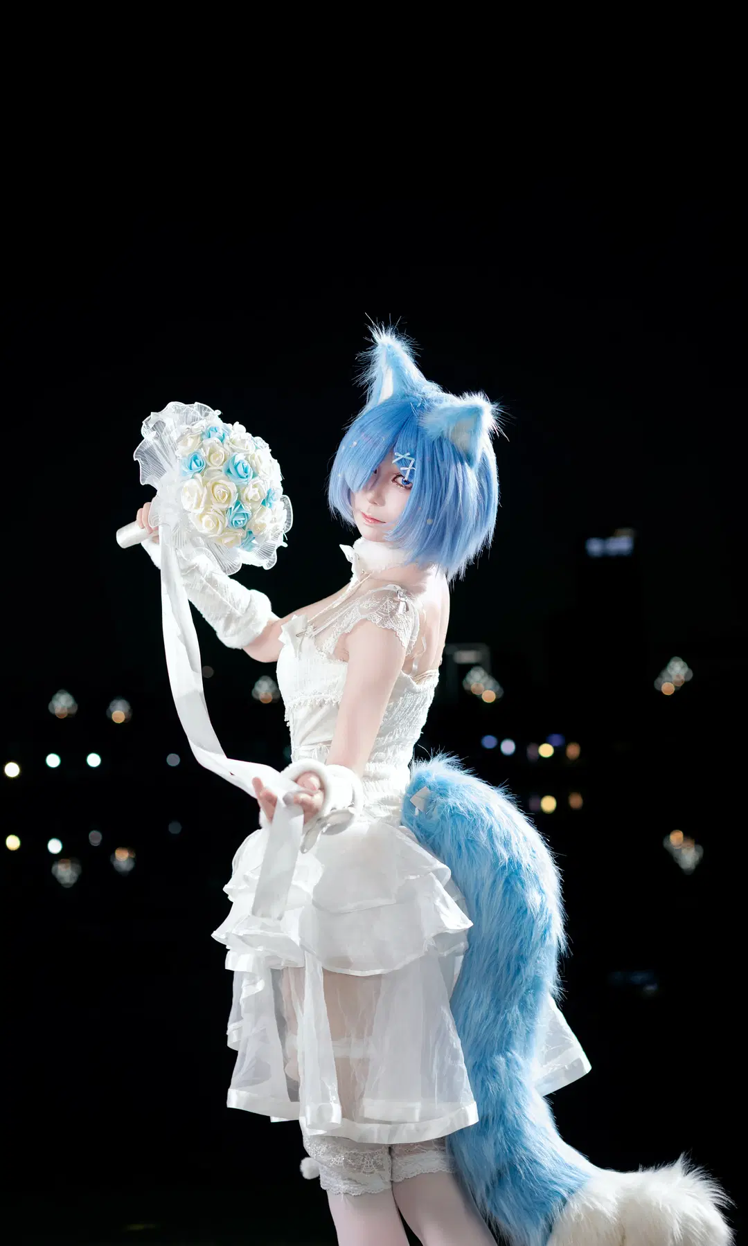 【蕾姆cos】從零開始的異世界生活，夜色下的白色花嫁 - 欧卡司机罗师傅 - 第5張