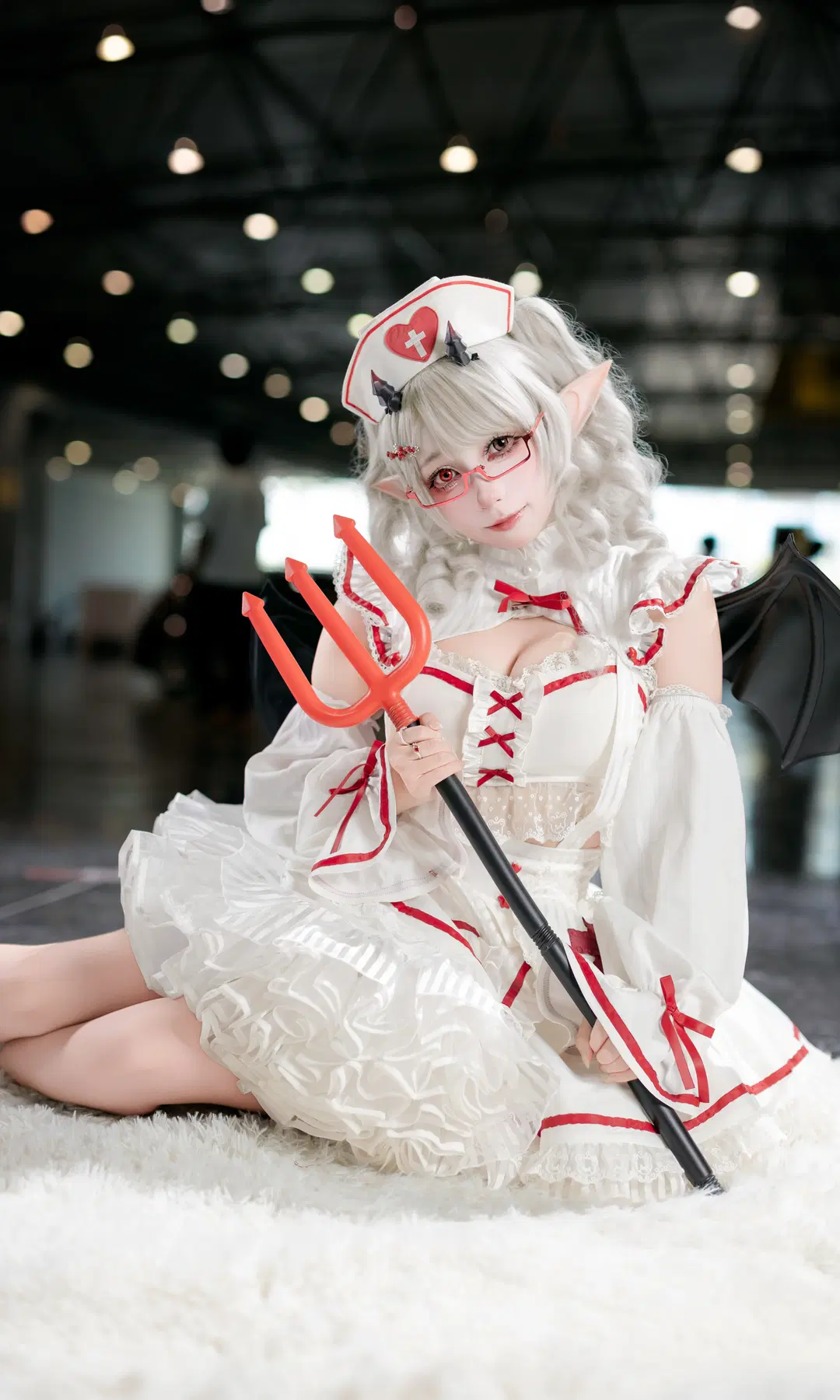 cosplay, 白丝, 场照返图, 成都漫展, 护士风cos