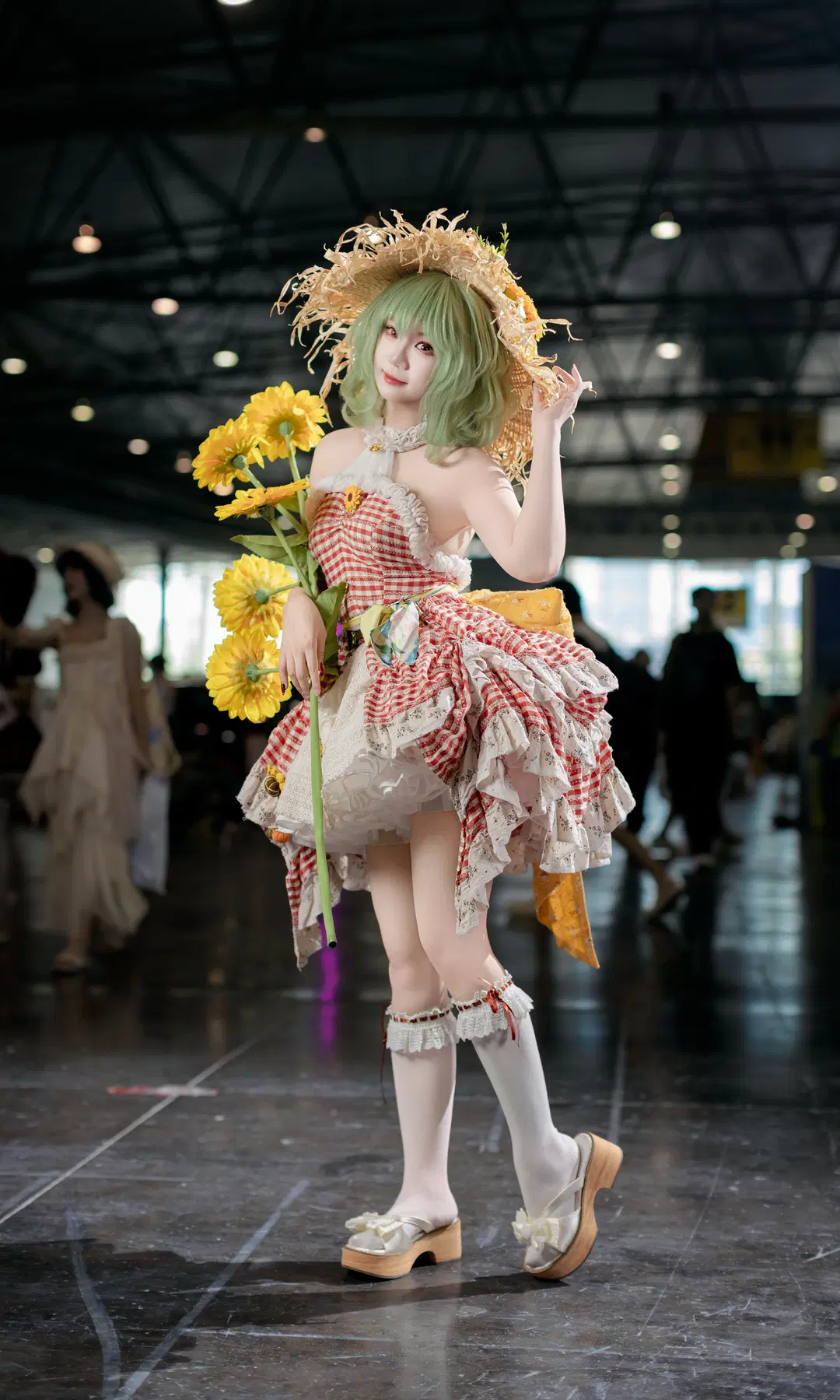 cosplay, 东方project, 成都漫展, 风见幽香cos, 丝袜