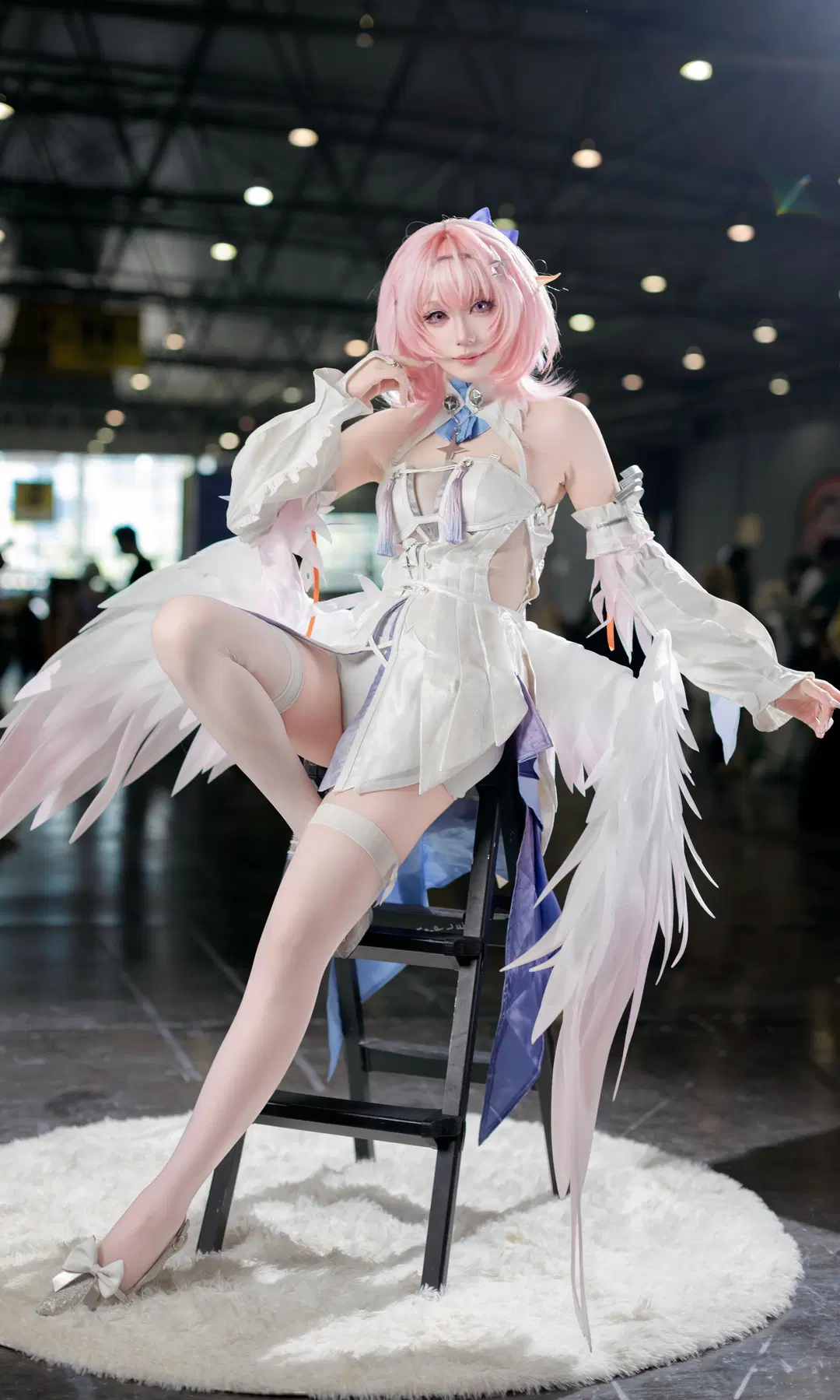 Zenless Zone Zero, Convention photos, Chengdu Anime Convention, Remielle cosplay, White stockings