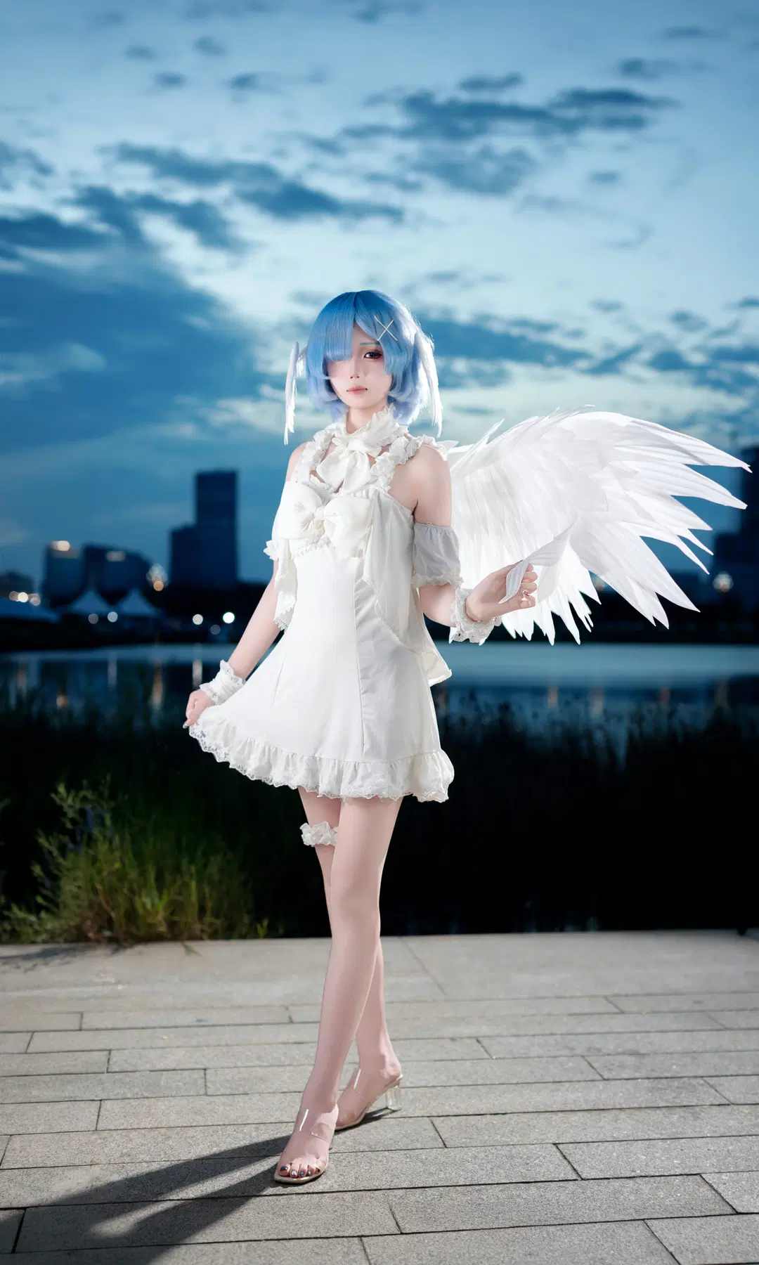 cosplay, 从零开始的异世界生活, 蕾姆cos, 白丝, 成都漫展