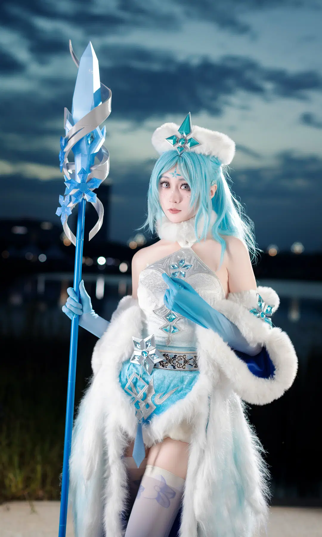 [Wang Zhaojun cosplay] Detailing the Ice and Snow Theme Convention Photos by 欧卡司机罗师傅 - Image 3