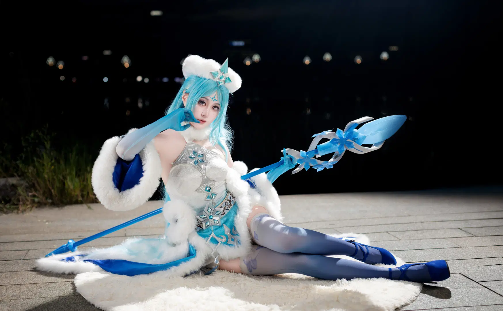 cosplay, 王者荣耀, 王昭君cos, 白丝, 成都世界线漫展