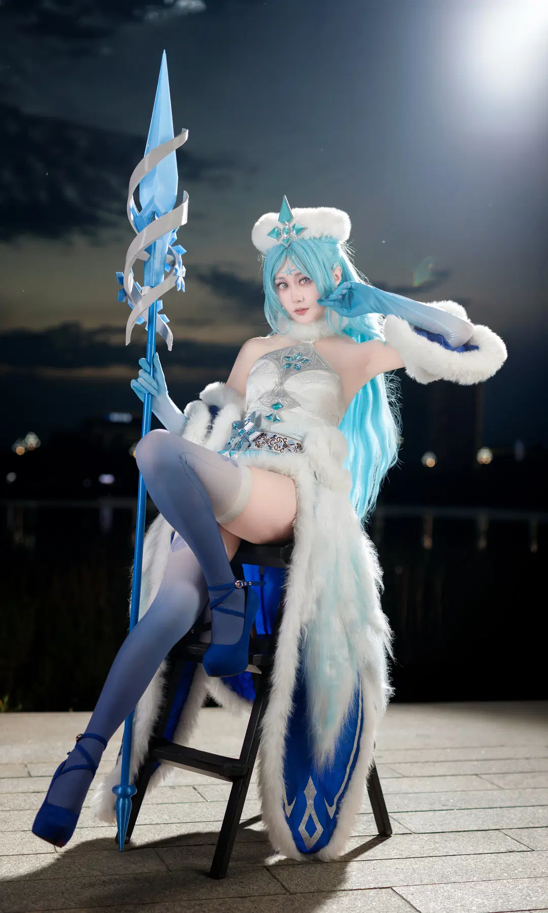 【王昭君 コスプレ】成都世界線アニメイベント夜景写真 - 欧卡司机罗师傅 - 2枚目
