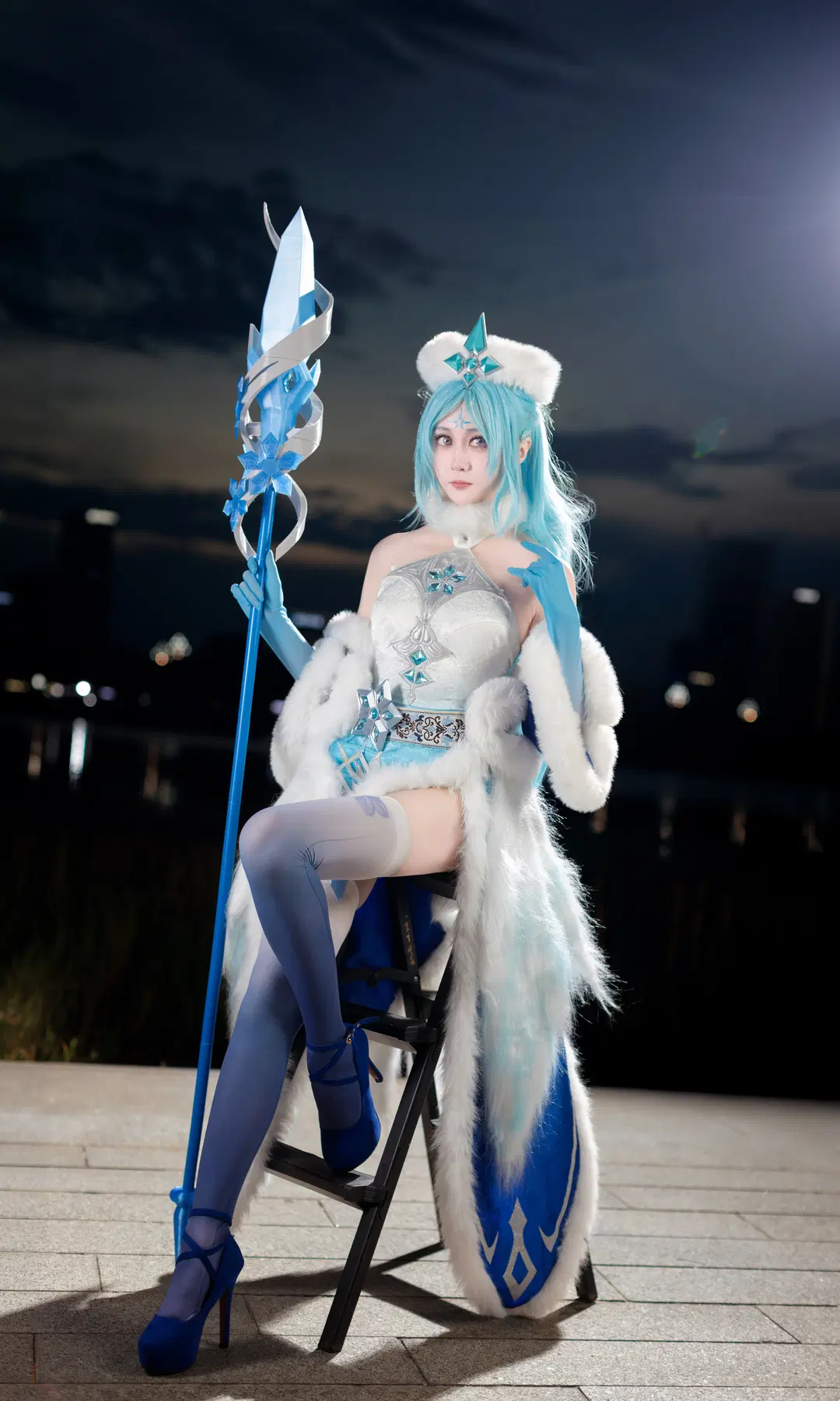 【王昭君 コスプレ】成都世界線アニメイベント夜景写真 - 欧卡司机罗师傅 - 4枚目