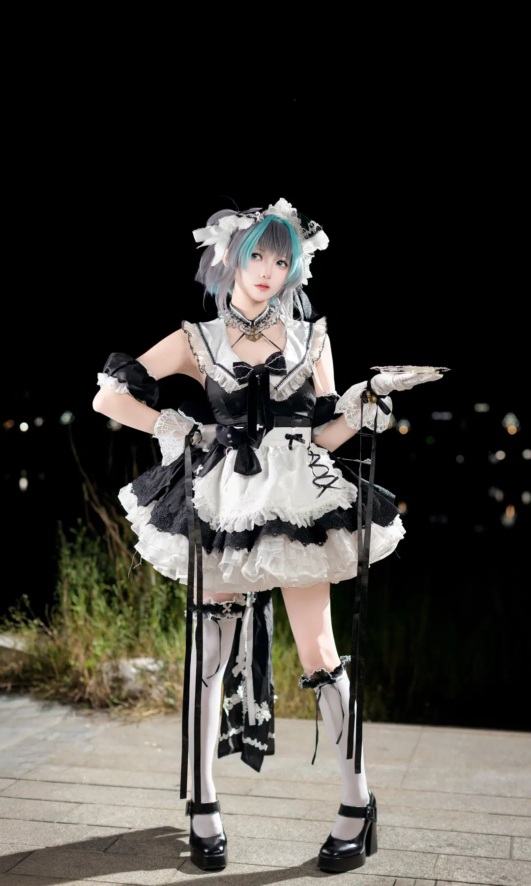 【柴郡cos】成都世界线漫展黑白女仆装场照 - 欧卡司机罗师傅 - 第3张